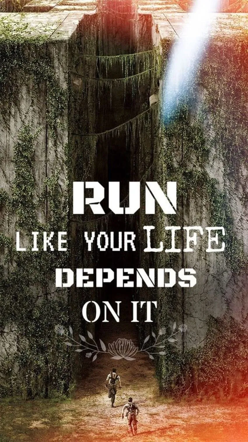Run, like, Maze Runner iPhone HD phone wallpaper