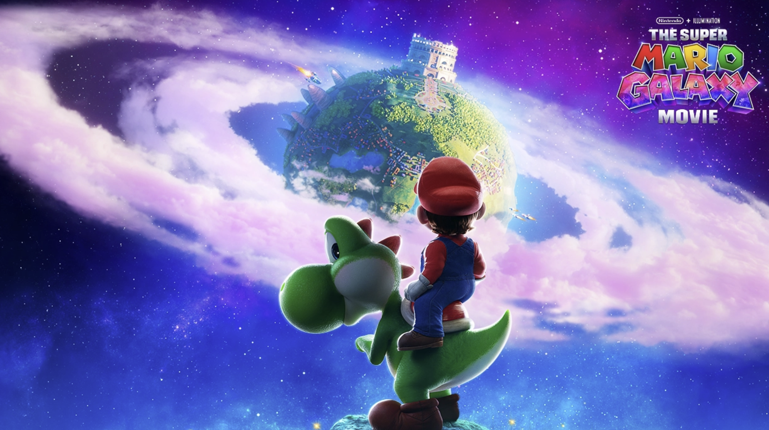 The Super Mario Galaxy Movie' Opening April 1, Yoshi Unveiled