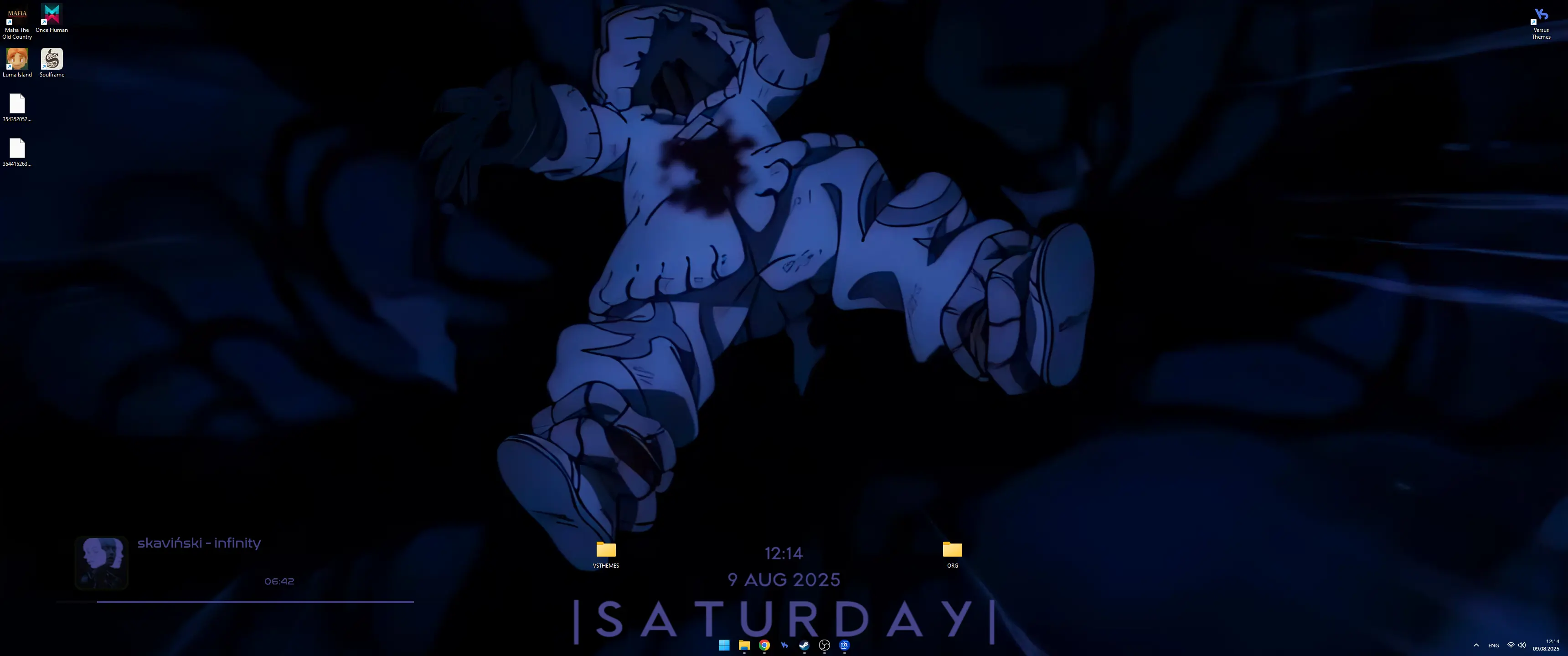 Live wallpaper Rudo Surebrec falling (Gachiakuta) download on VSThemes.org