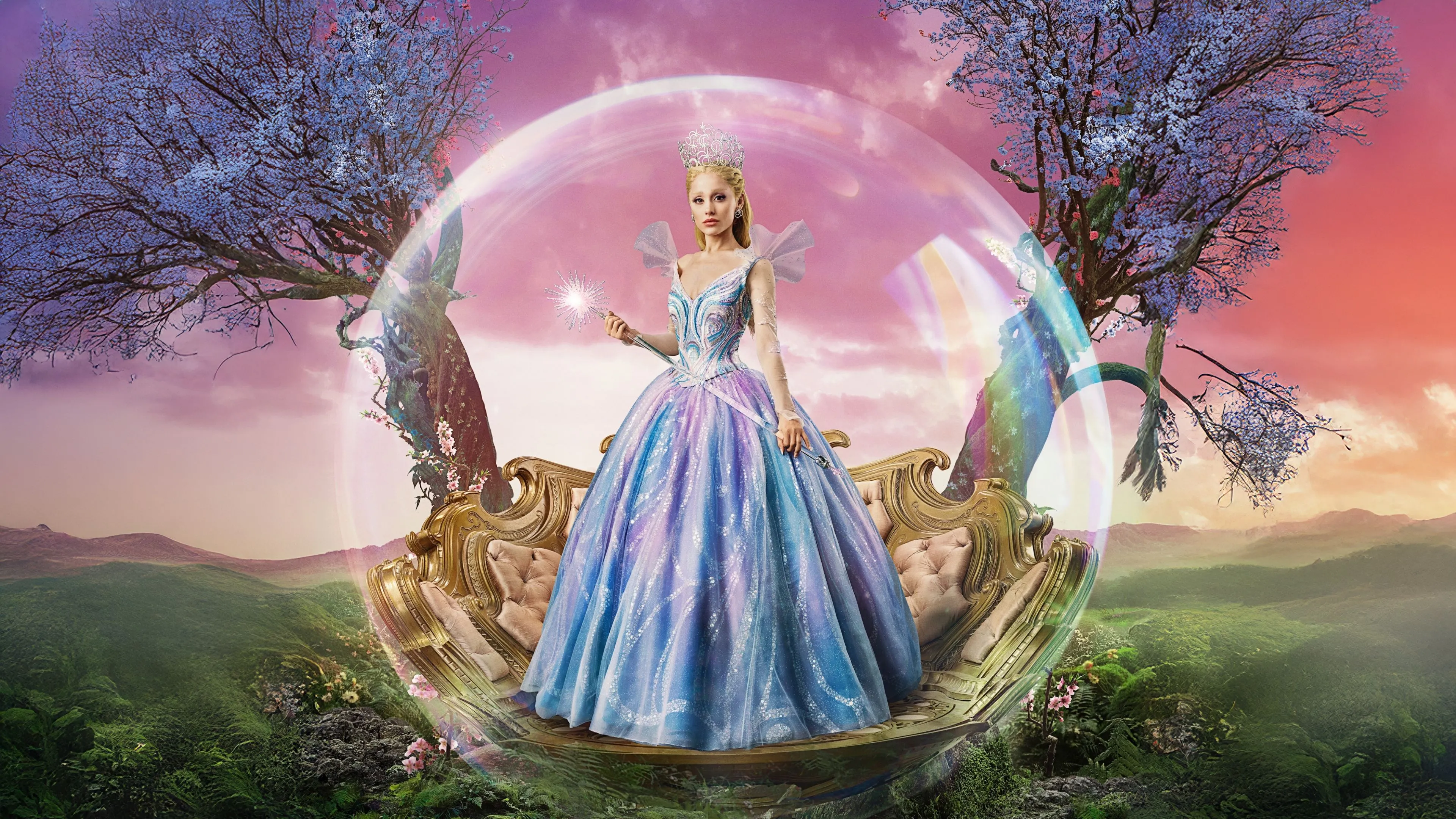 Wicked: For Good Wallpaper 4K, Glinda, Ariana Grande