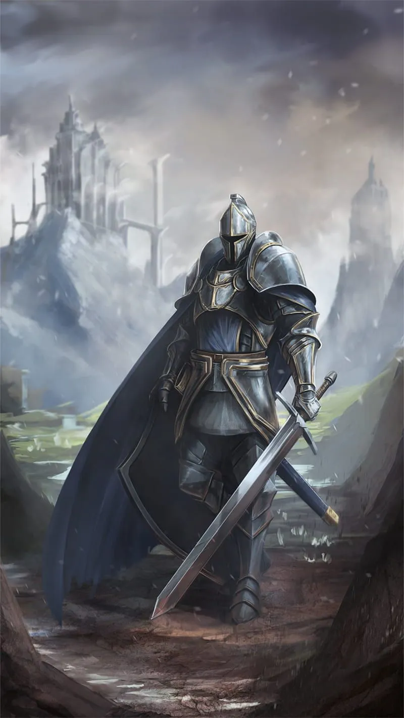 Fantasy knight, HD phone wallpaper