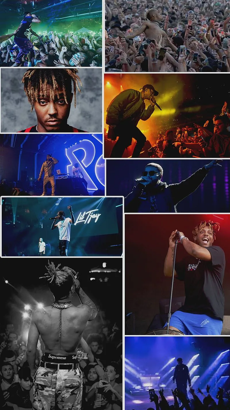 RAPPER COLLAGE, juice wrld, lil tjay, metro boomin, nav, skimasktheslumpgod, HD phone wallpaper