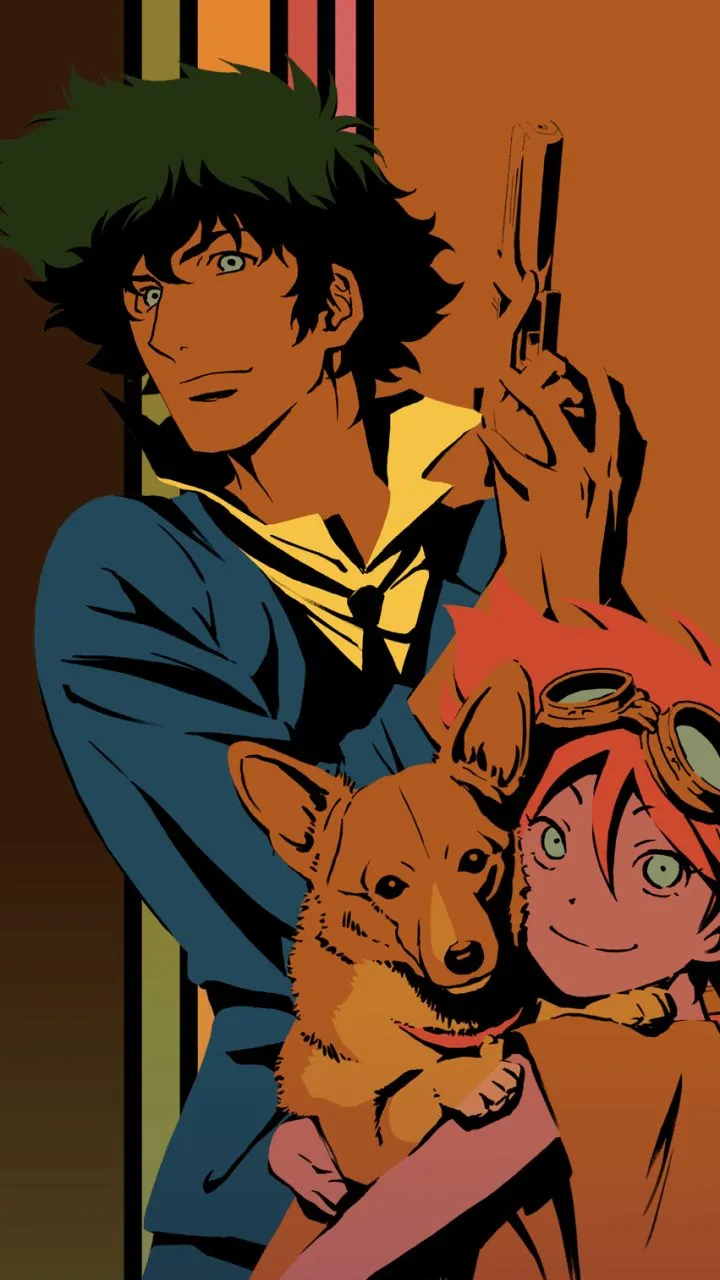 Phone wallpaper: Edward (Cowboy Bebop), Ein (Cowboy Bebop), Anime, Cowboy Bebop, Spike Spiegel 1399814