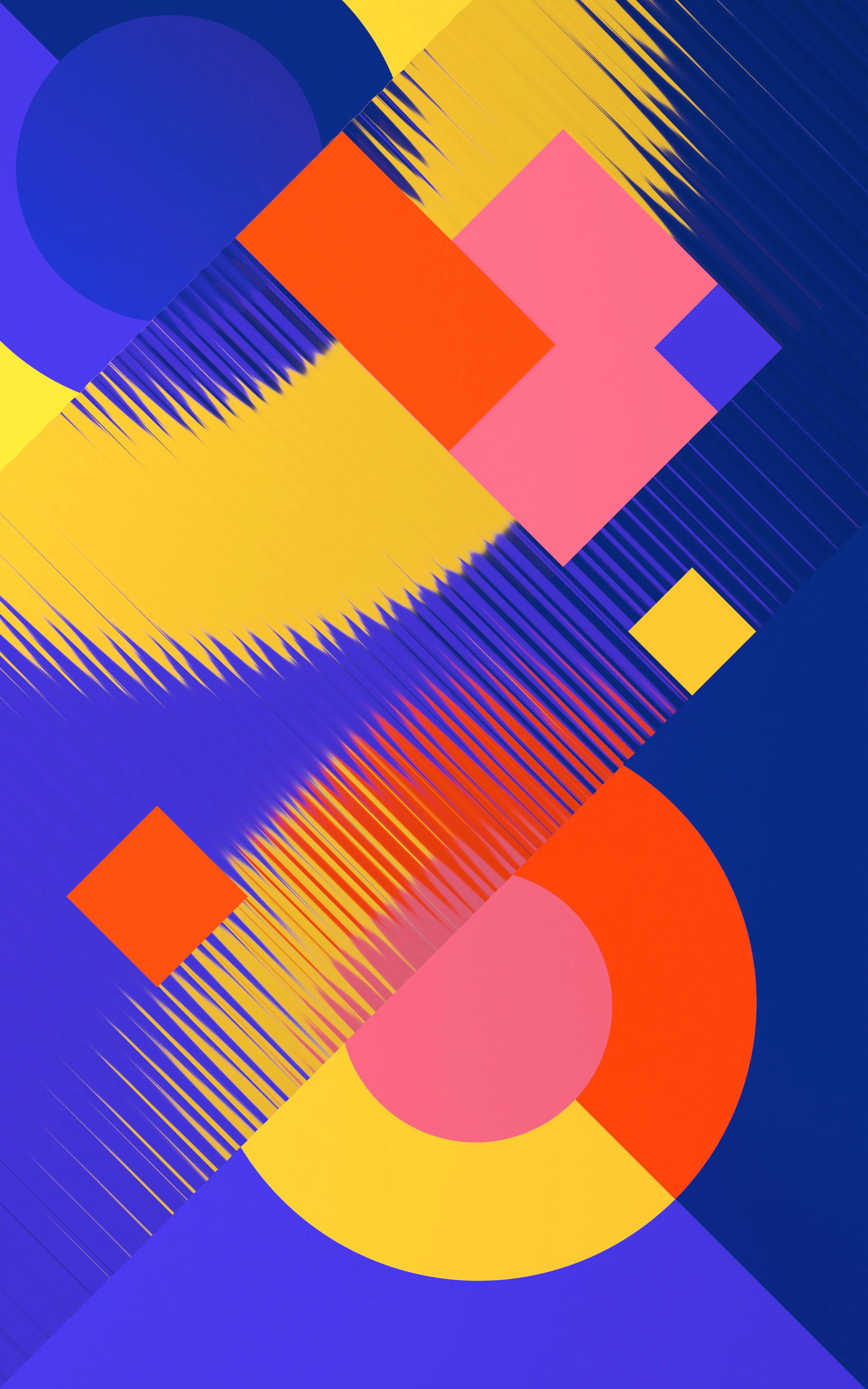 A colorful abstract background with lines and shapes photo