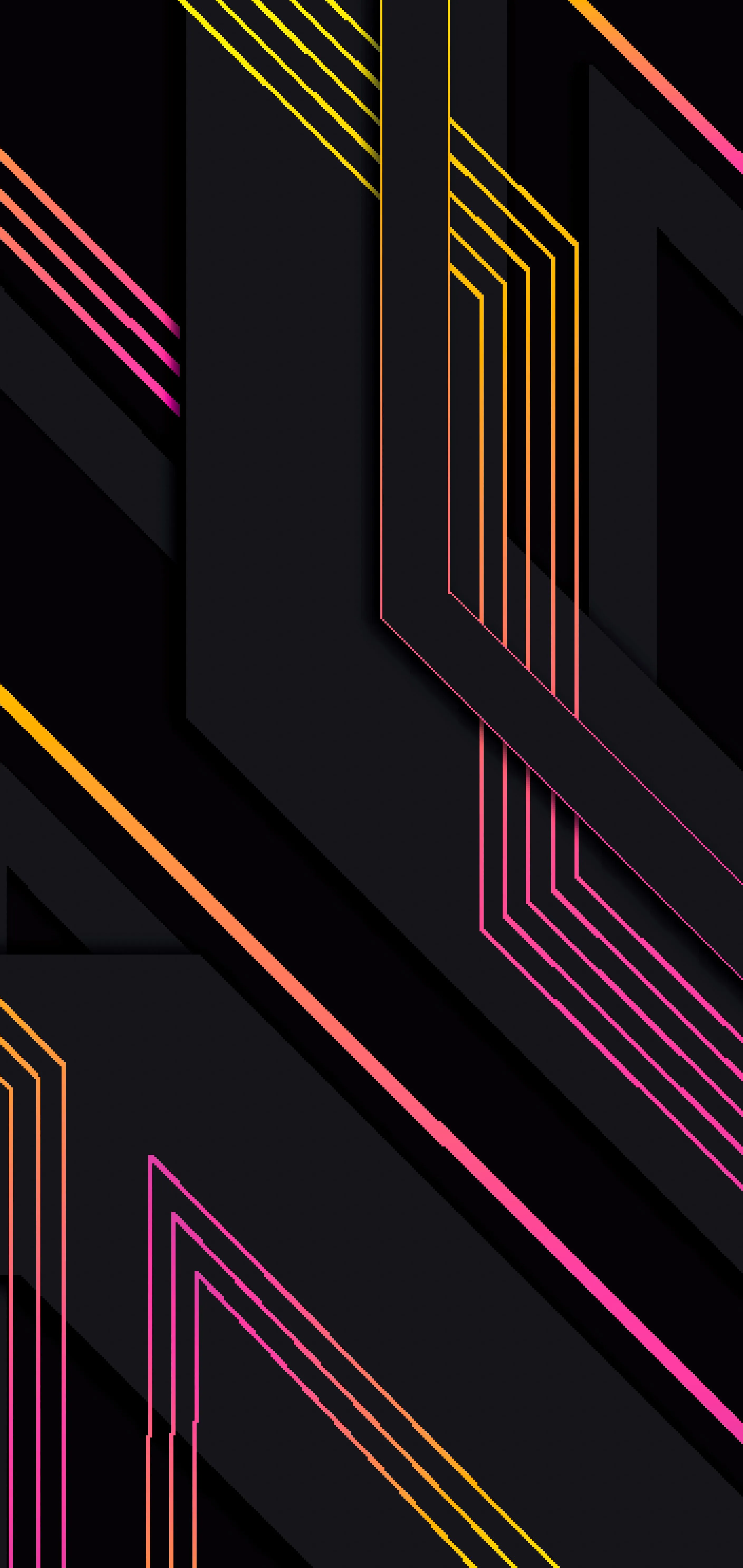 Abstract geometry wallpaper bring color and gradients to iPhone