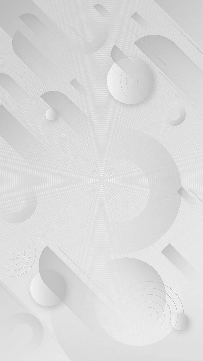 Abstract Shapes, 3D, circle, gaming, geometric, lines, memphis, white, HD phone wallpaper