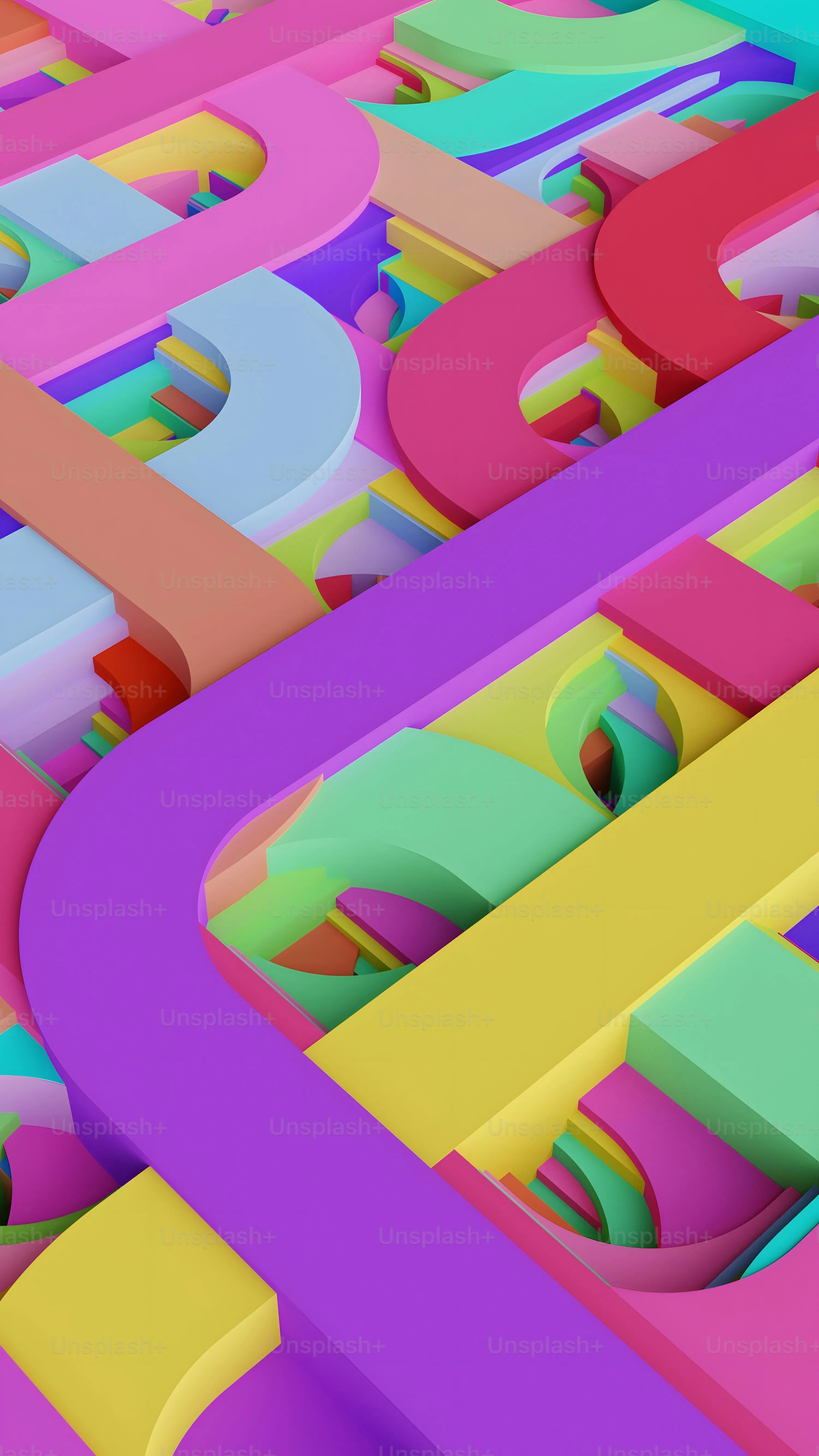 A very colorful abstract background with a lot of different shapes photo