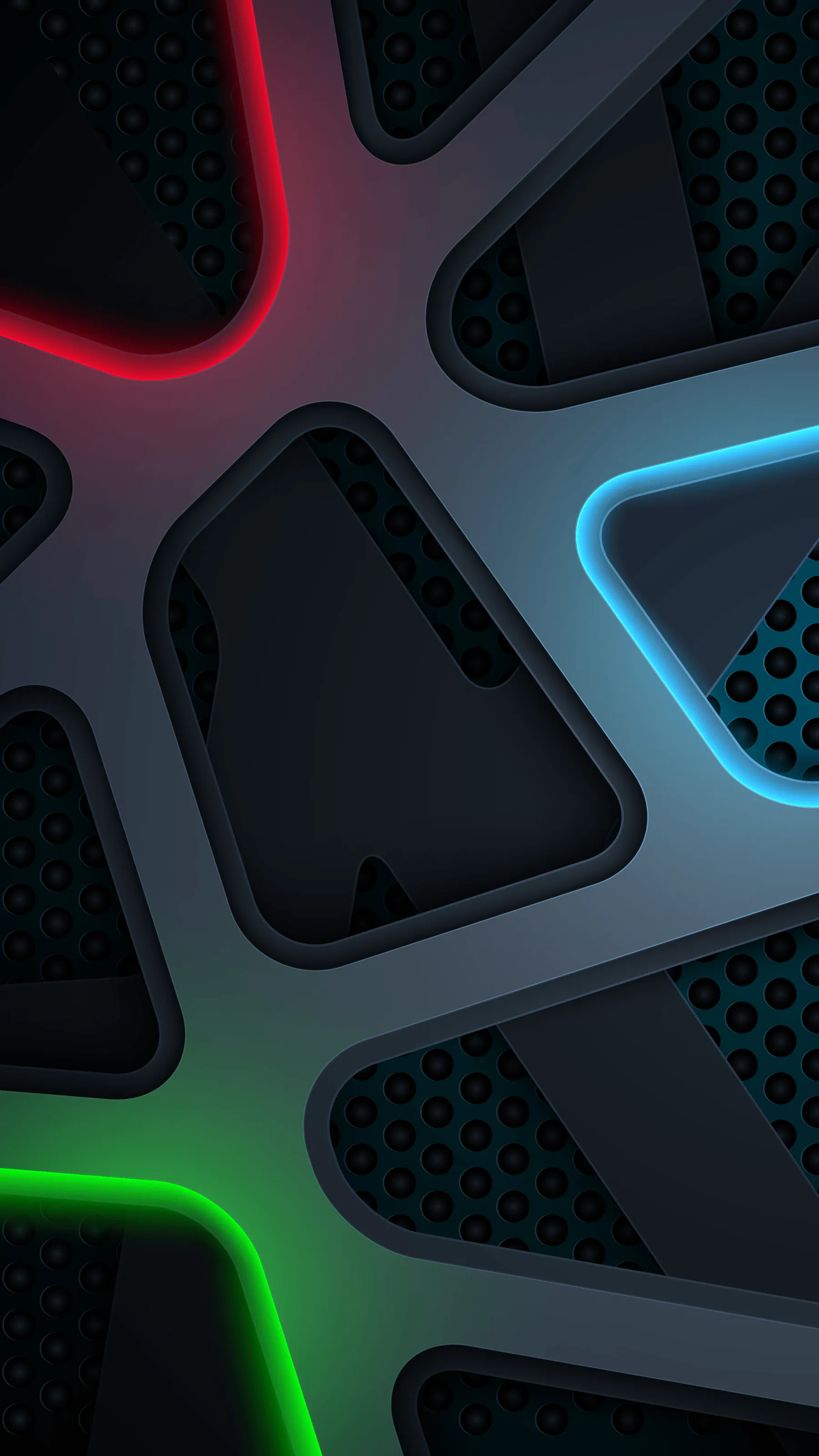 Neon Coloured Hardware Colors Abstract Shapes