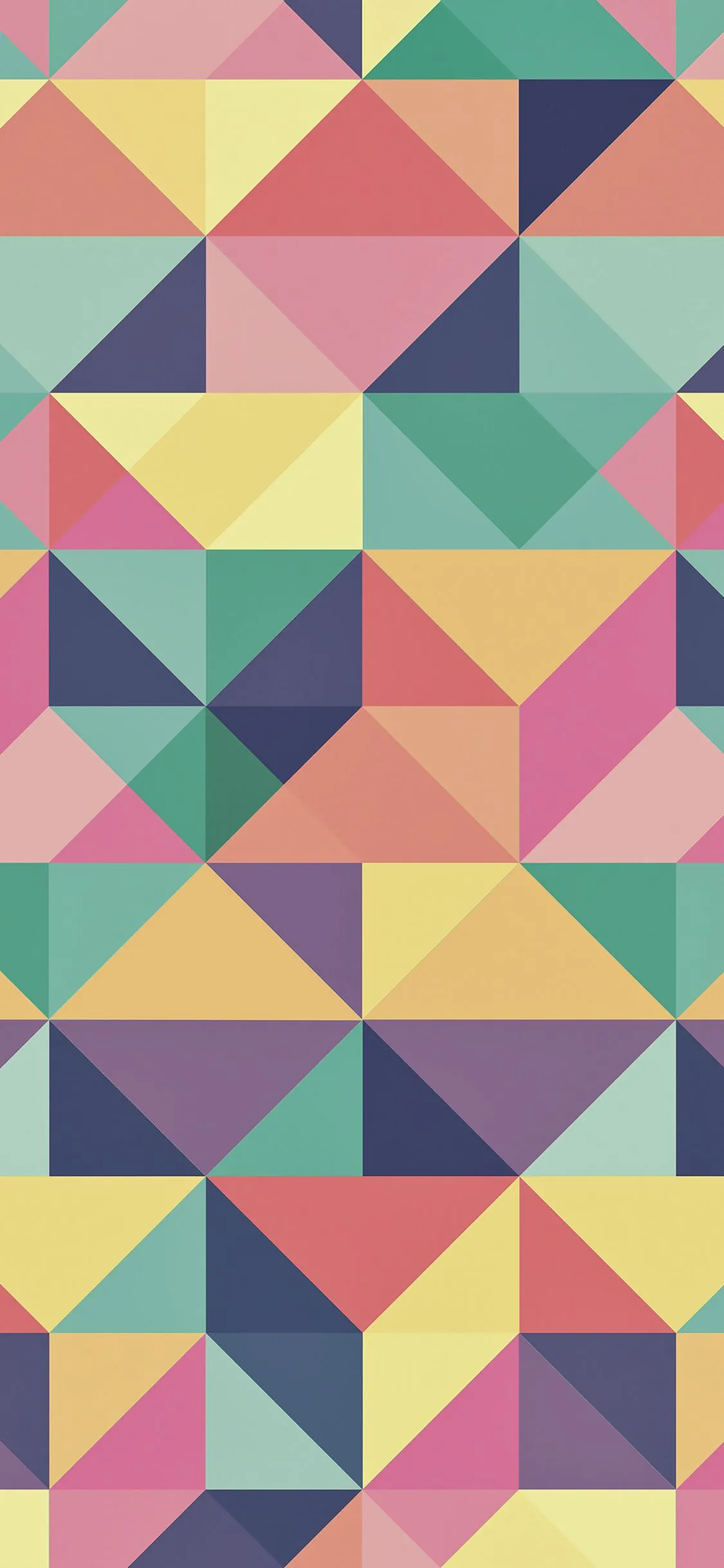 iPhone X wallpaper. abstract polygon art pattern rainbow