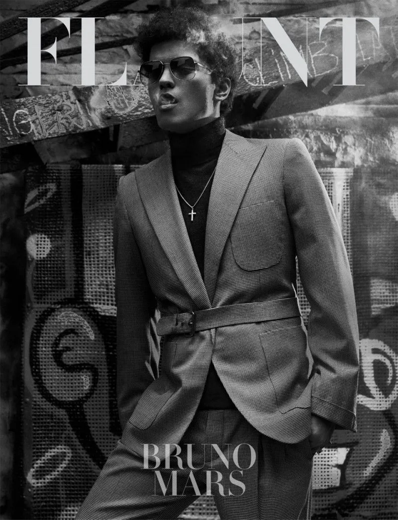 Bruno Mars Covers the Latest Issue of Flaunt