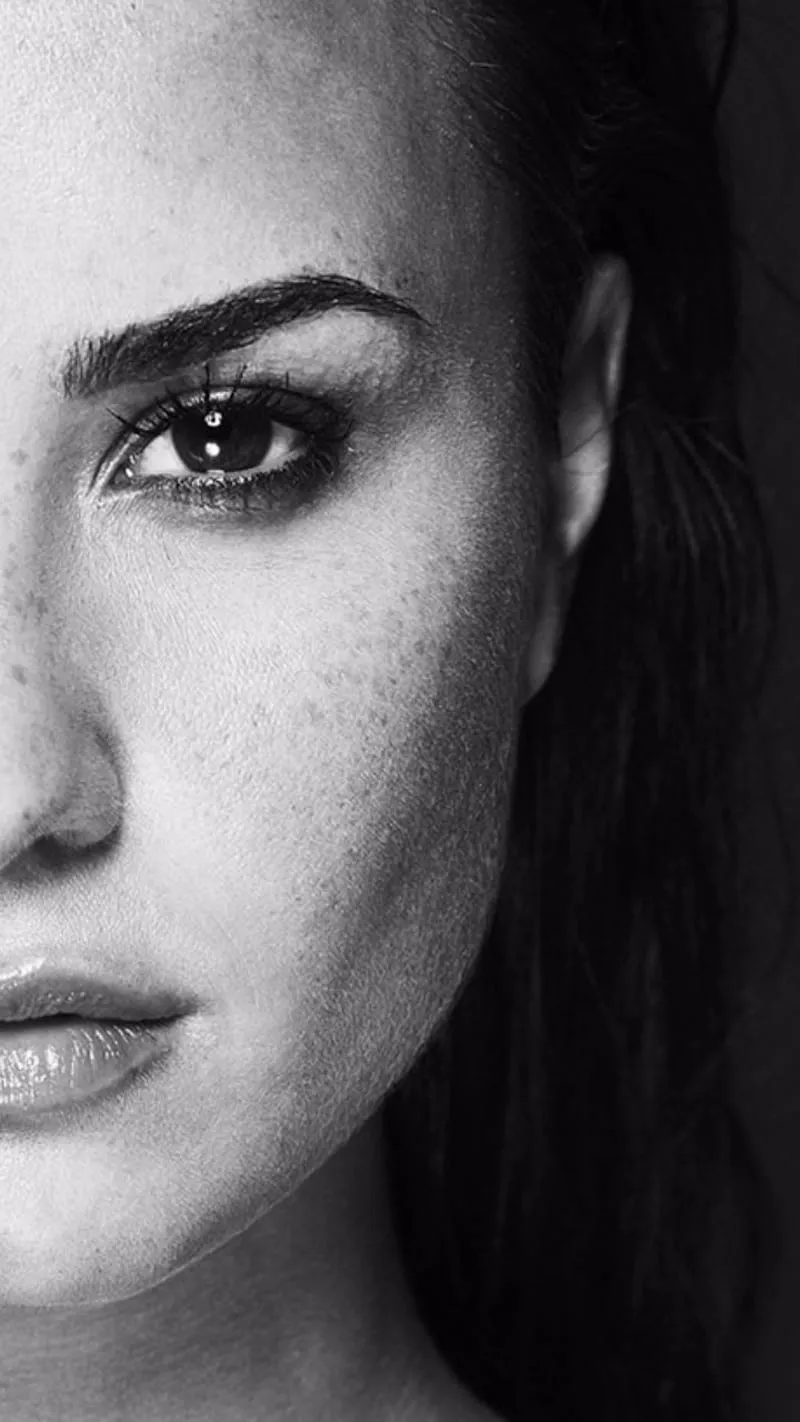 Demi Lovato, demi lovato, tell me you love me, love, black and white, art, talent, HD phone wallpaper