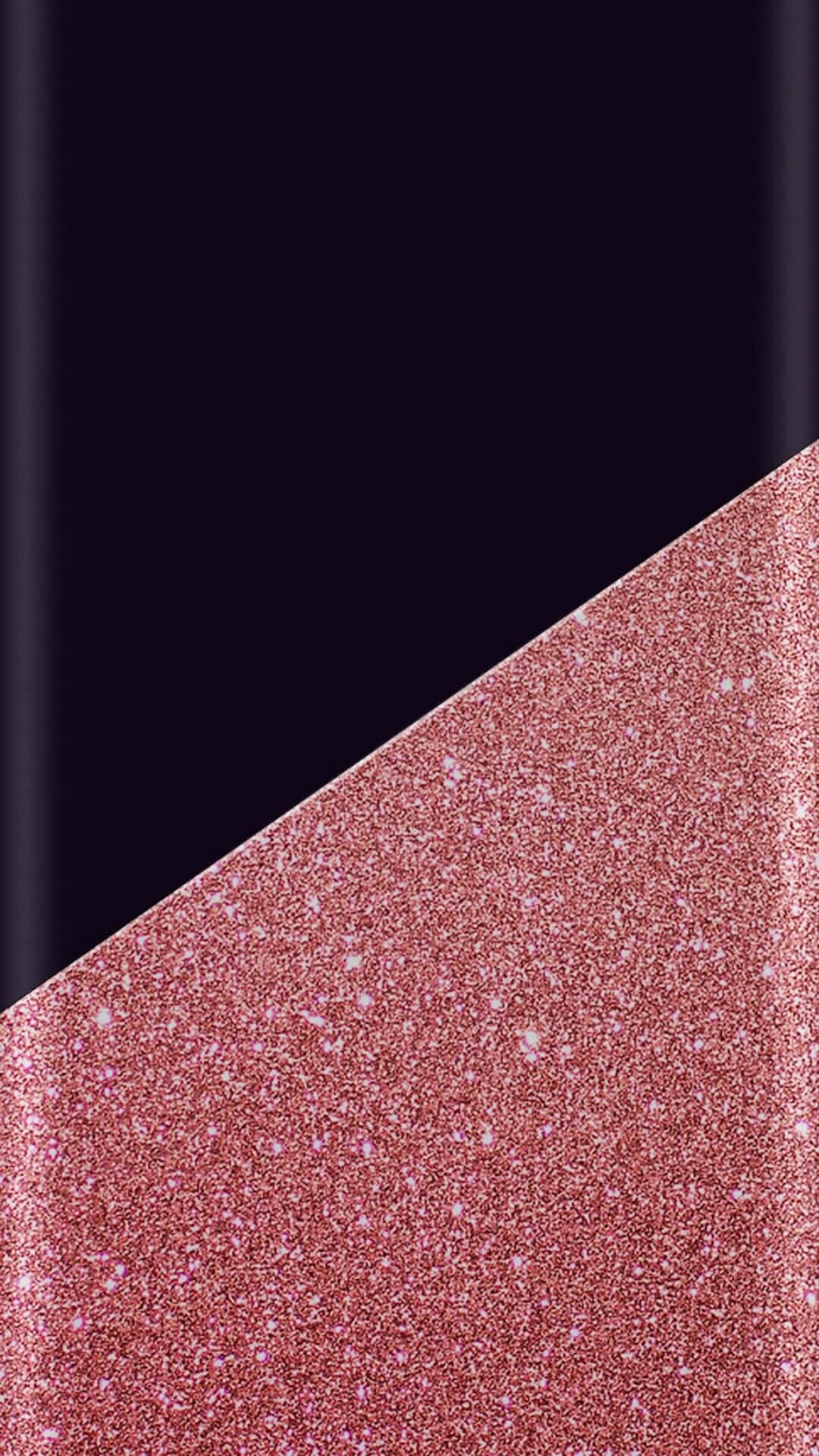 Download Pink And Black Glitter Phone Wallpaper