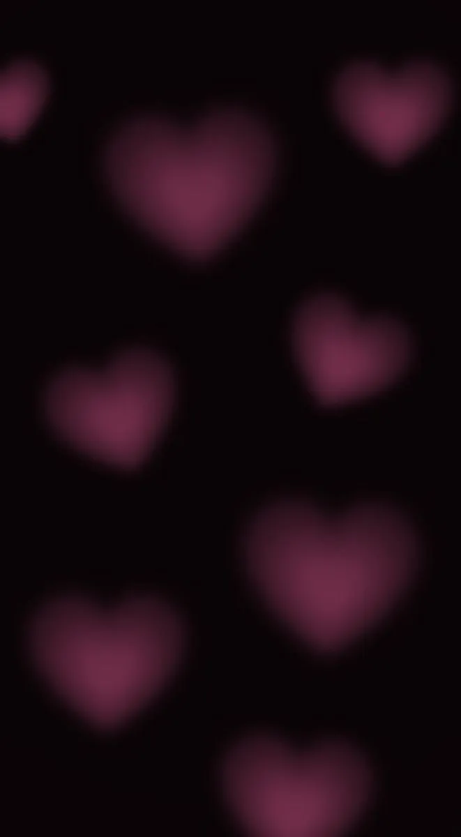 Pink heart. Pink and black wallpaper, Simple iphone wallpaper, Simple phone wallpaper