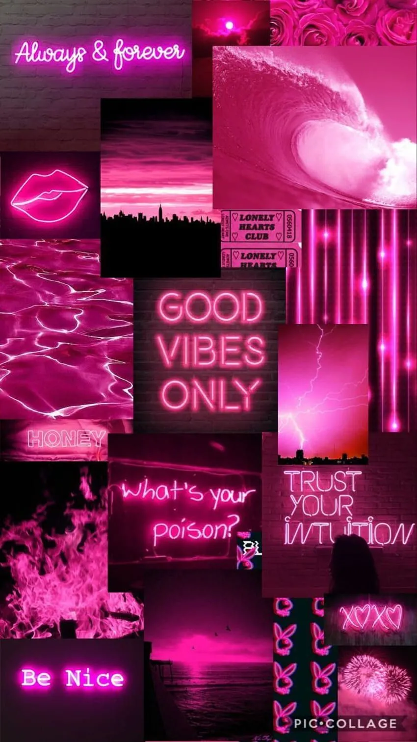 IPhone girly, Black and Pink Aesthetic HD phone wallpaper