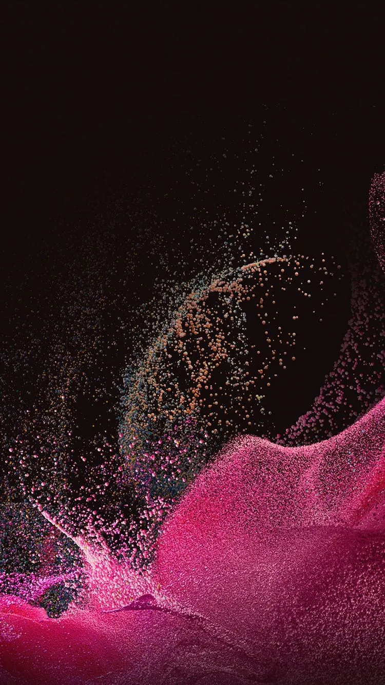 Samsung Galaxy Book Wallpaper 4K, Pink abstract, Stock