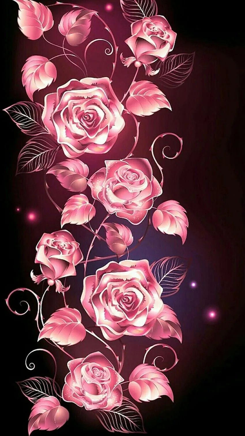 Rose Pink And Black Android Background. Rose, Flower phone, Blog HD phone wallpaper