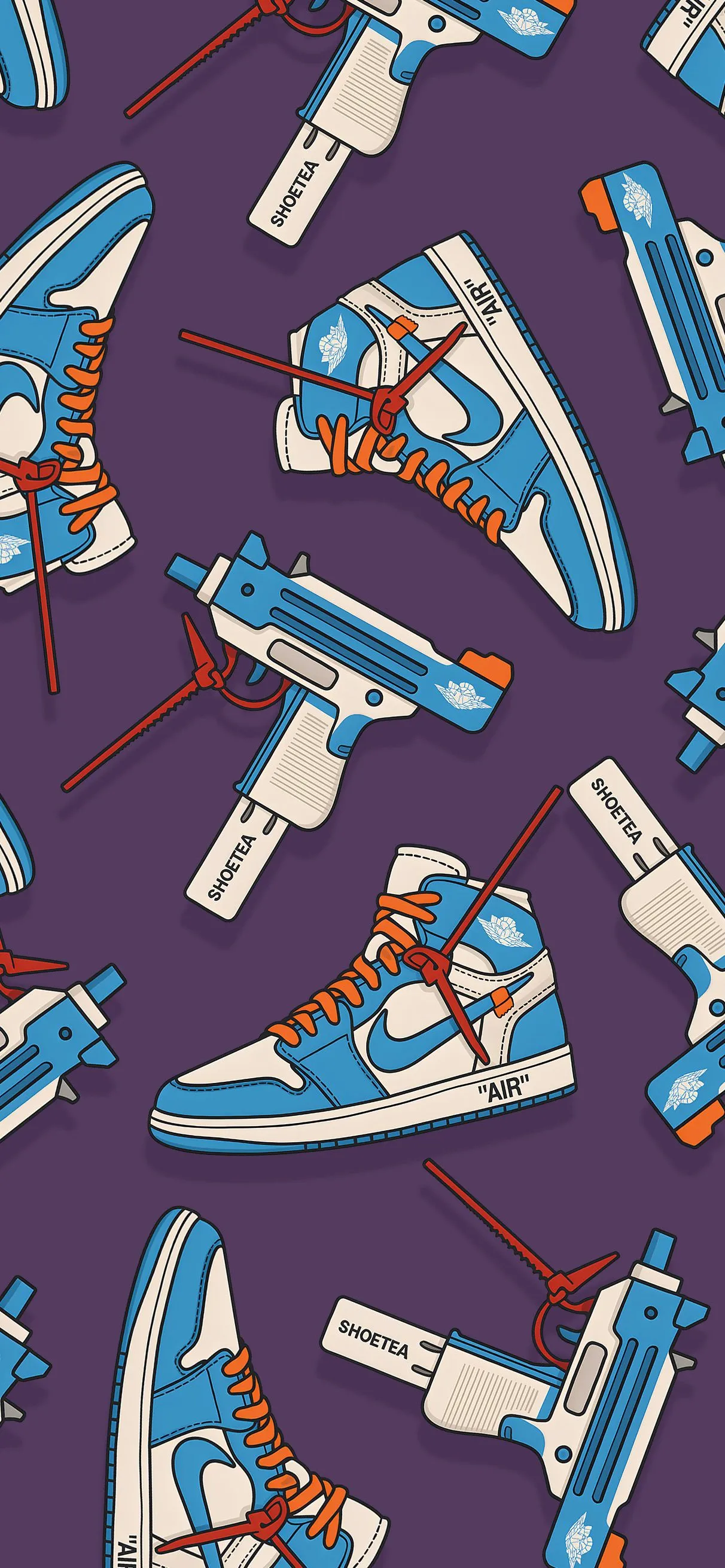 Air Jordan 1 Off White Hypebeast Wallpaper