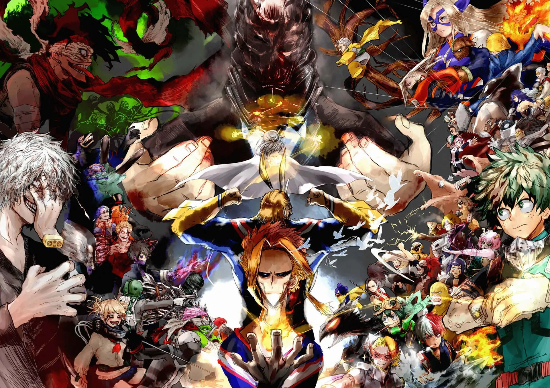 Download My Hero Academia Villain a Deadly Attack! Wallpaper