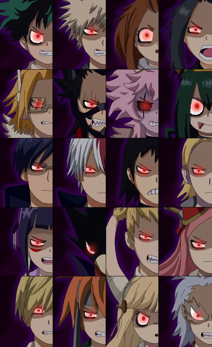 All UA student villain. Personajes de anime, Super héroe, Dibujos animados sencillos