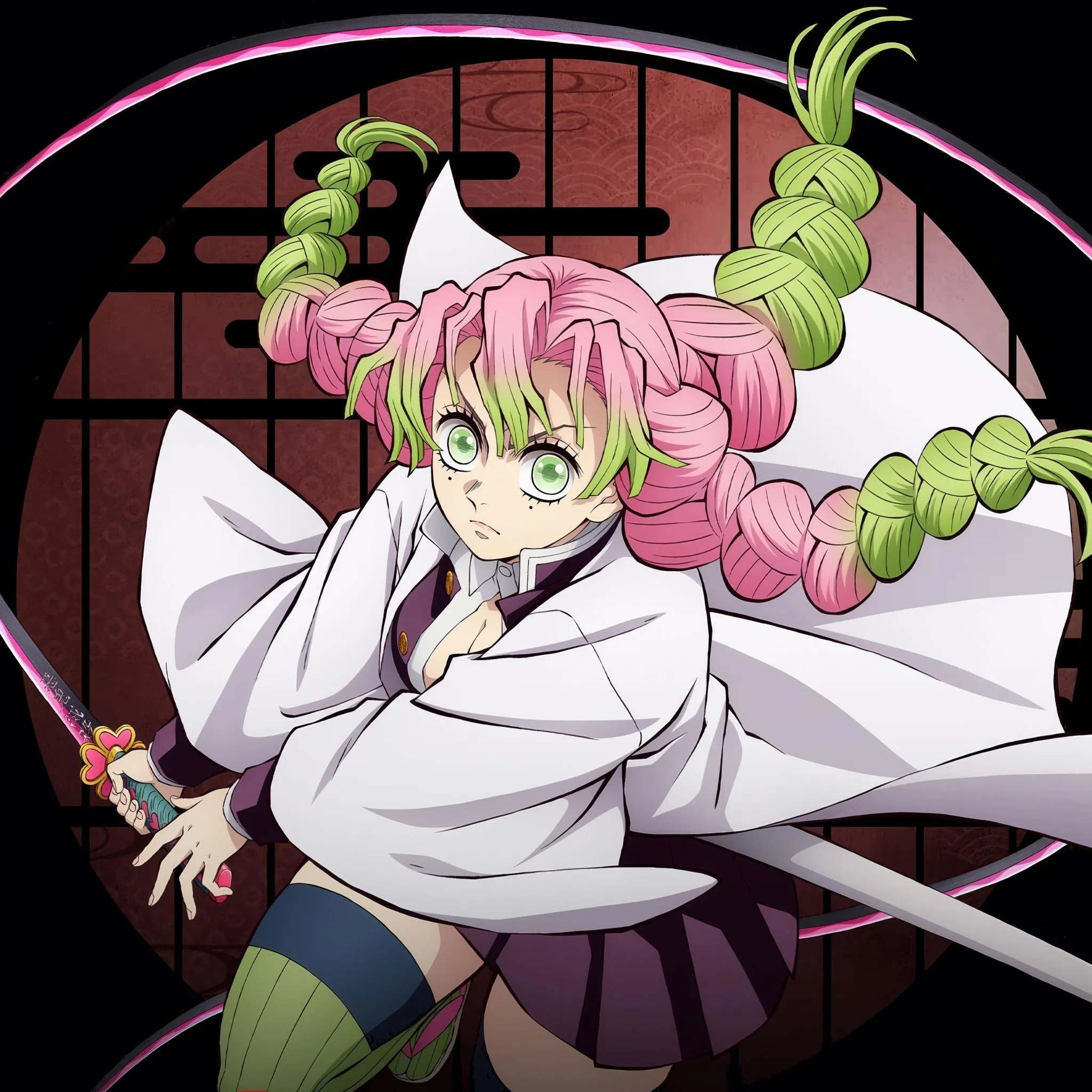 Mitsuri Kanroji Castle Wallpaper 4K, 5K, Anime movie