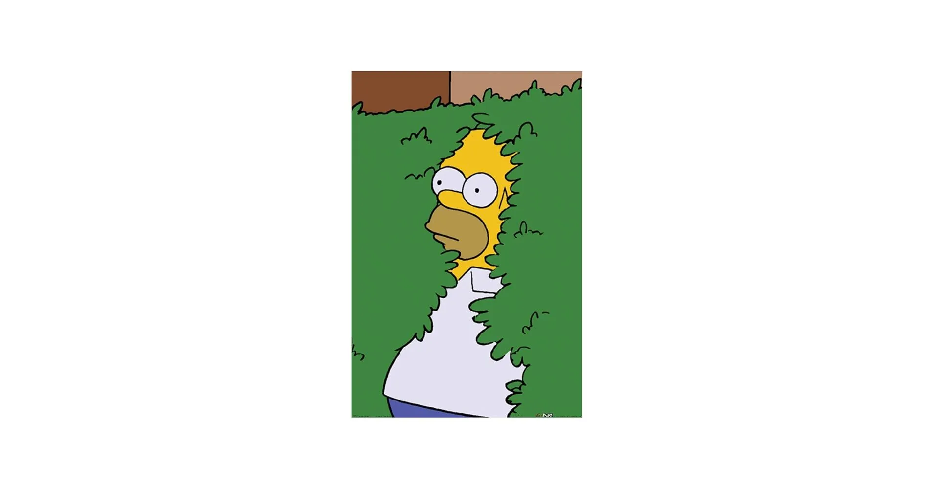 The Simpsons Homer in Bush Poster Maxi.5 x 61cms (36 x 24 Inches): Posters & Prints