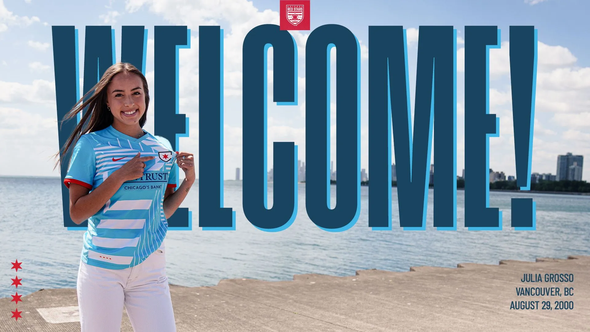 Chicago Red Stars Sign Canadian International, Julia Grosso. Chicago Stars FC