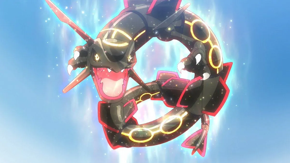 The Six Heroes in Pokémon Horizons. So far: 1. Black Shiny Rayquaza (HZ006) 2. Arboliva (Healing Wounds) 3. Galarian Moltres (Racing) 3 are left. 'Galloping