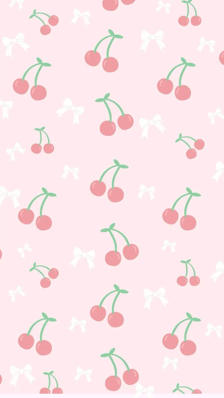 Cherry & Bow Wallpaper • Lockscreen