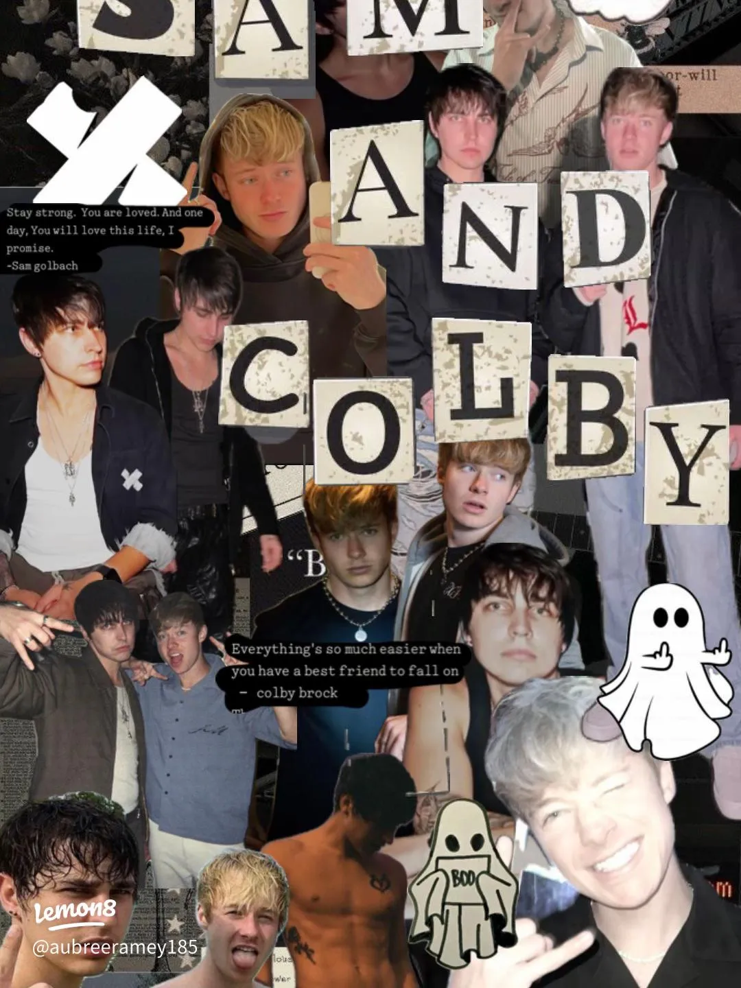 Stunning Wallpaper for Sam and Colby Fans