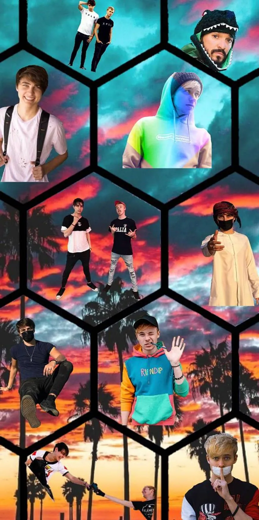 Sam and colby by AmberMcGuire HD phone wallpaper