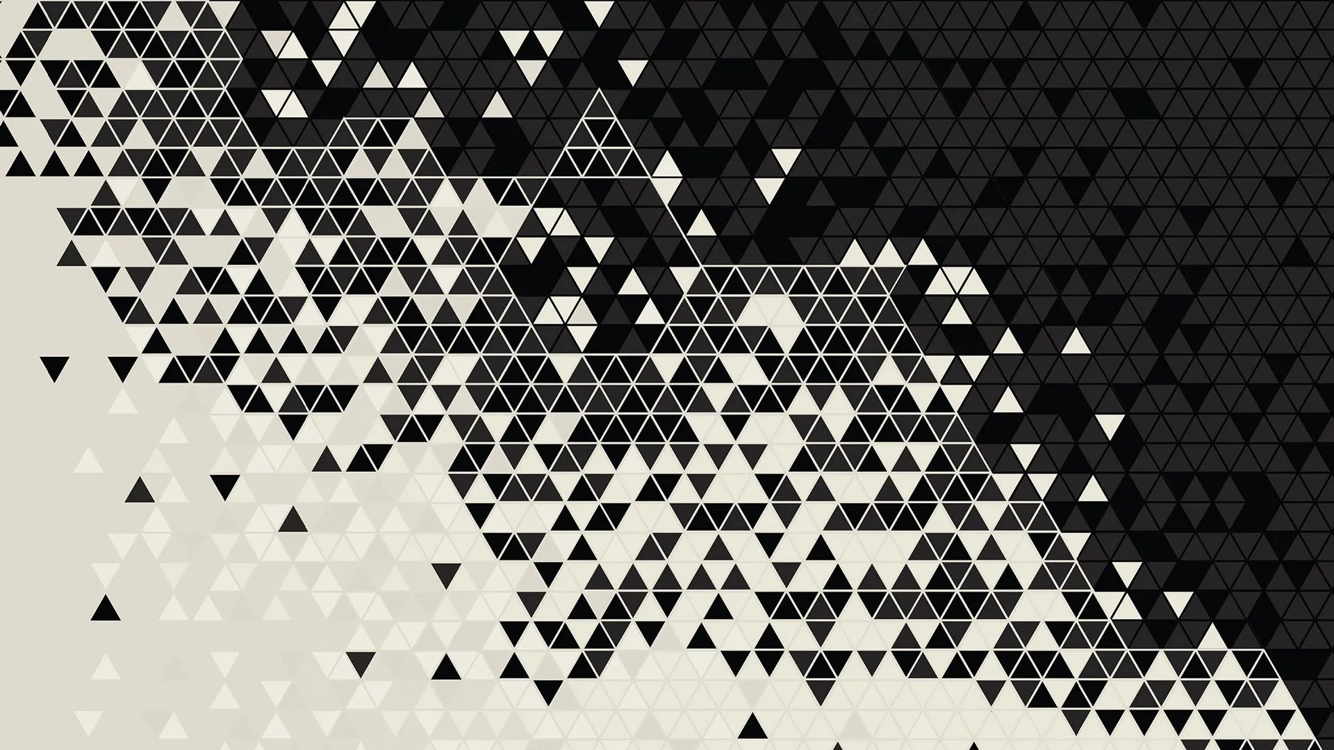 Black & White Triangle Pattern Wallpaper, HD Artist 4K Wallpaper, Image and Background