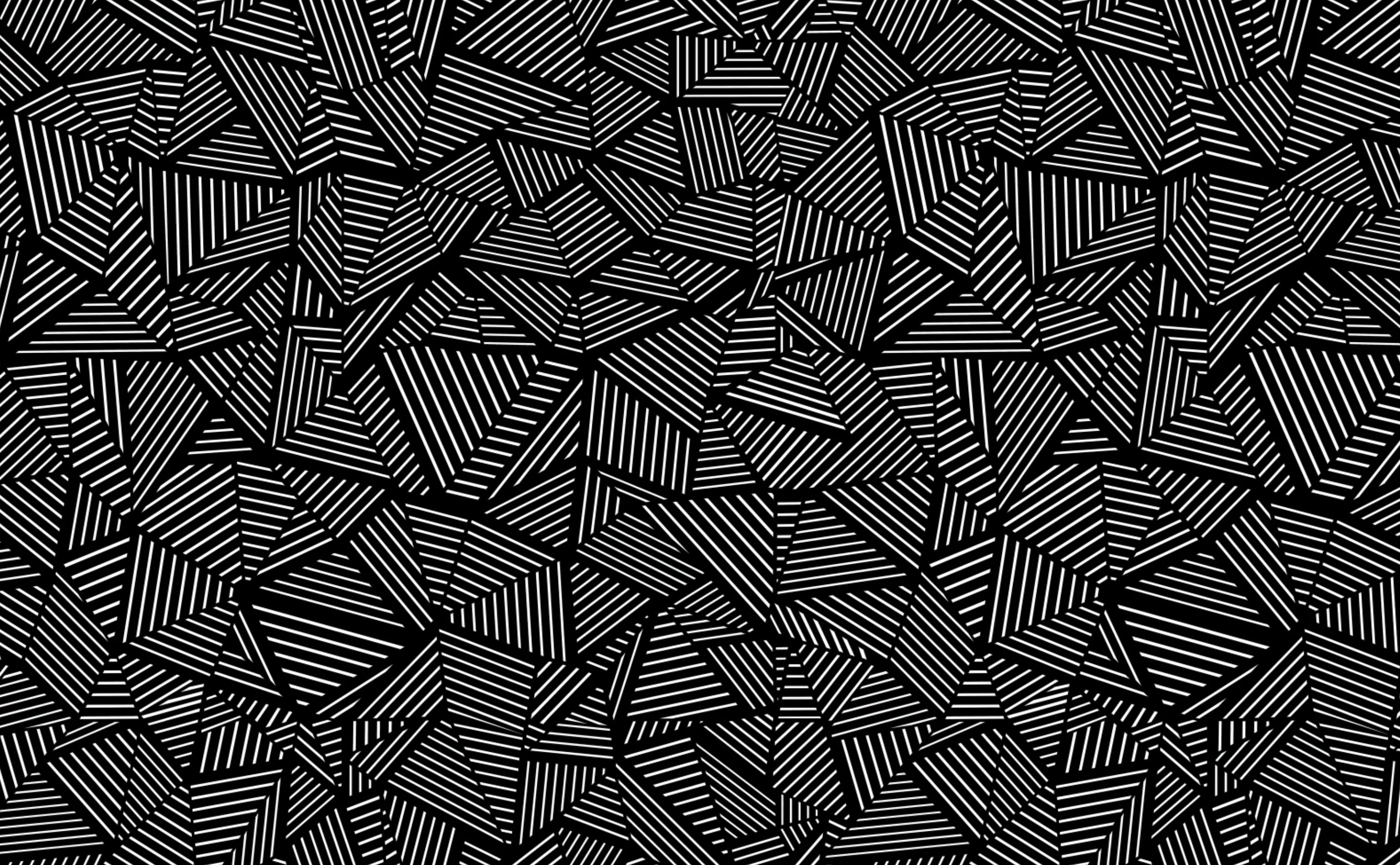 Black Geometric Pattern Wallpaper for Walls