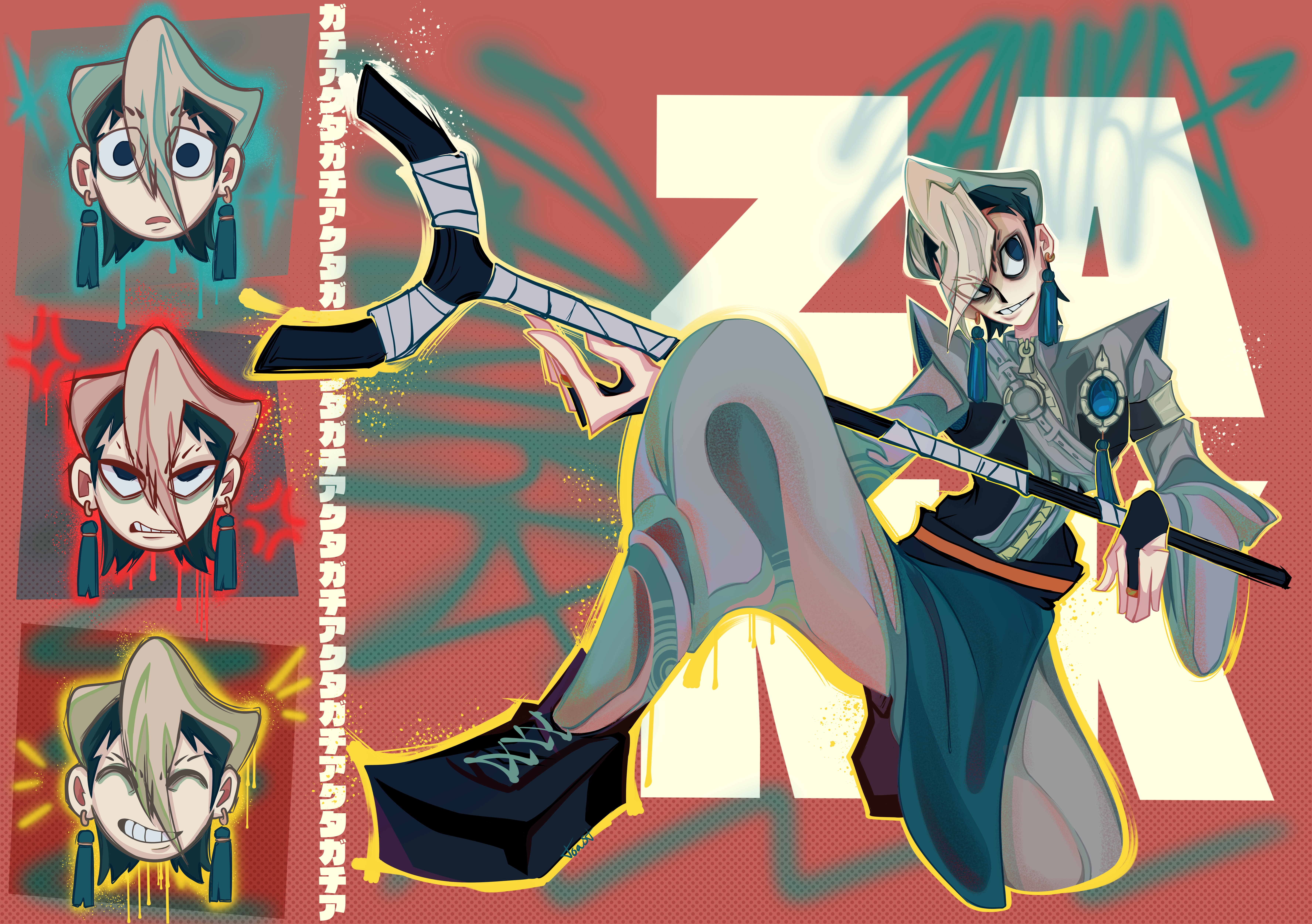 Zanka Nijiku by Toastcrumch on Newgrounds