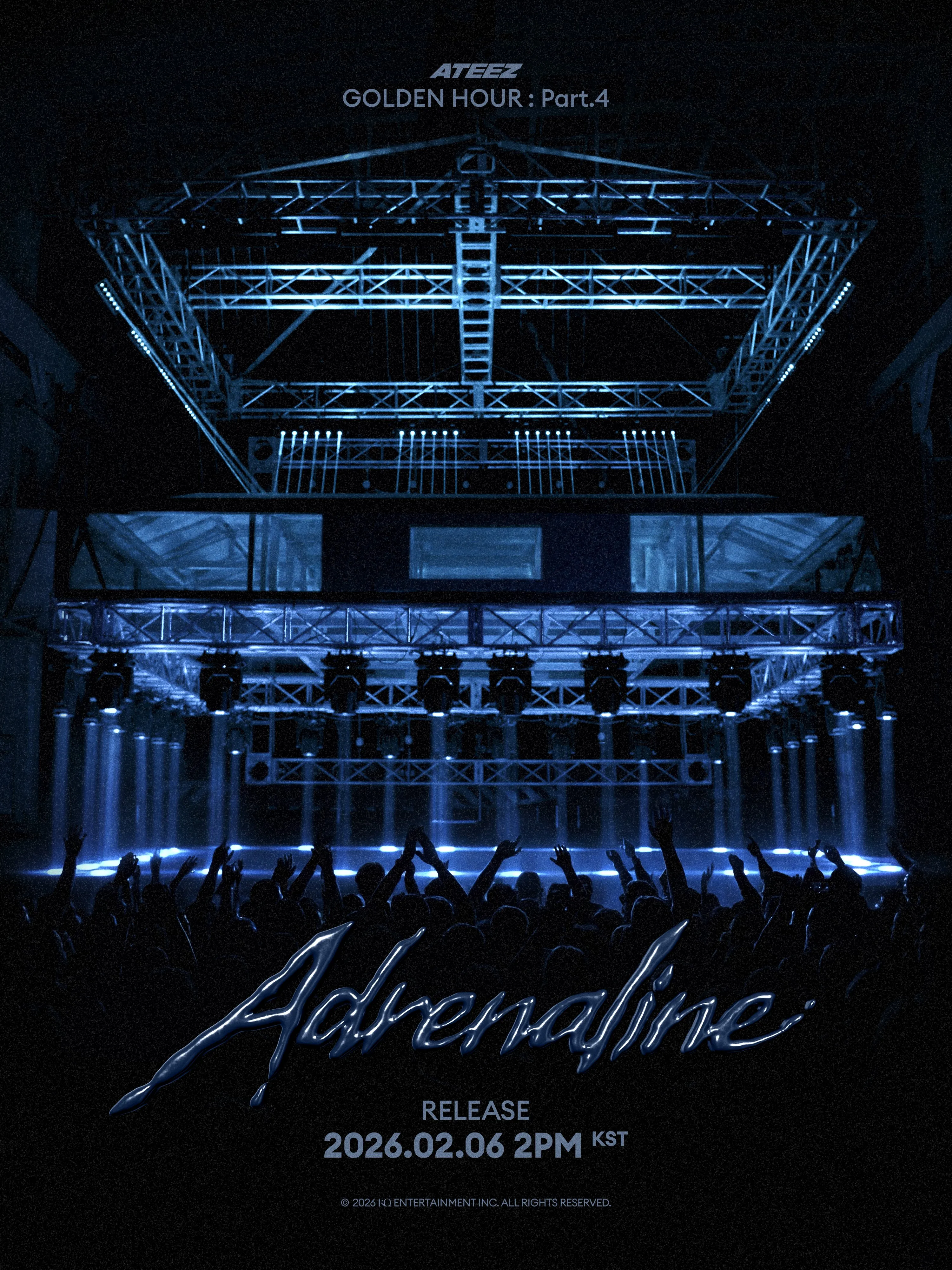 ATEEZ, The main poster for “Adrenaline”