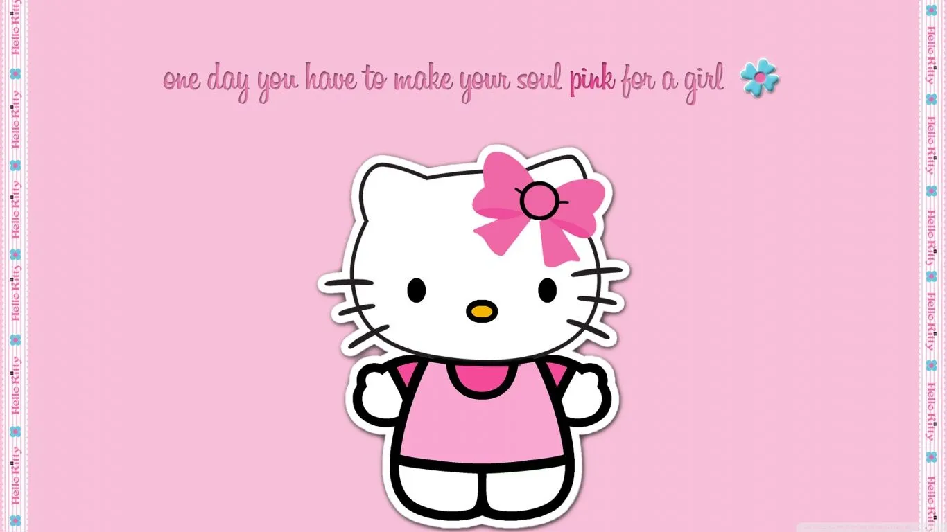 Pink Hello kitty 4K UHD Wallpaper for UltraHD Desktop and TV, Widescreen and UltraWide Display