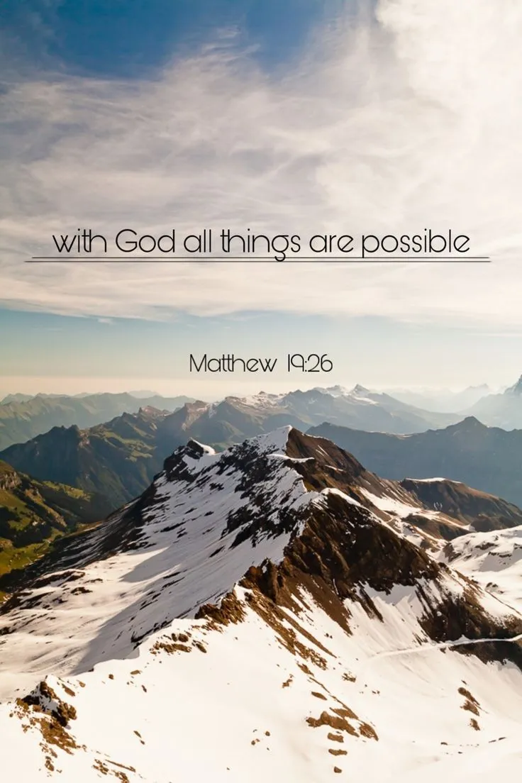 Matthew 19:26 wallpaper