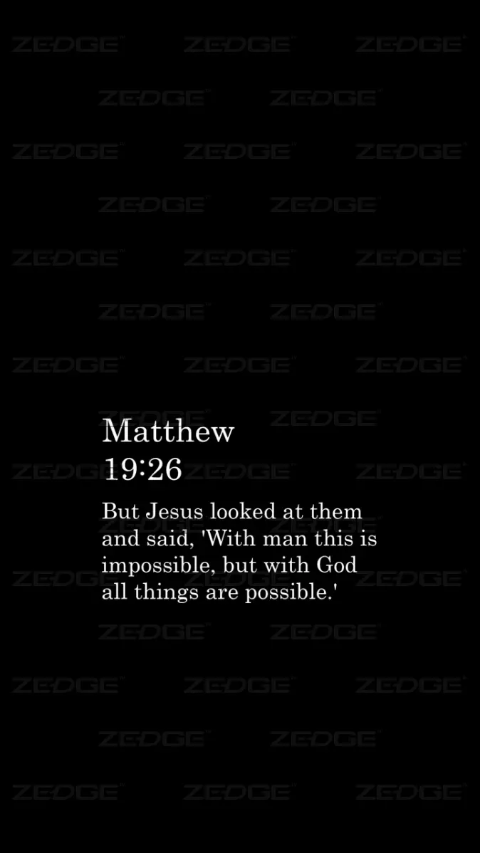 Matthew 19:26 wallpaper