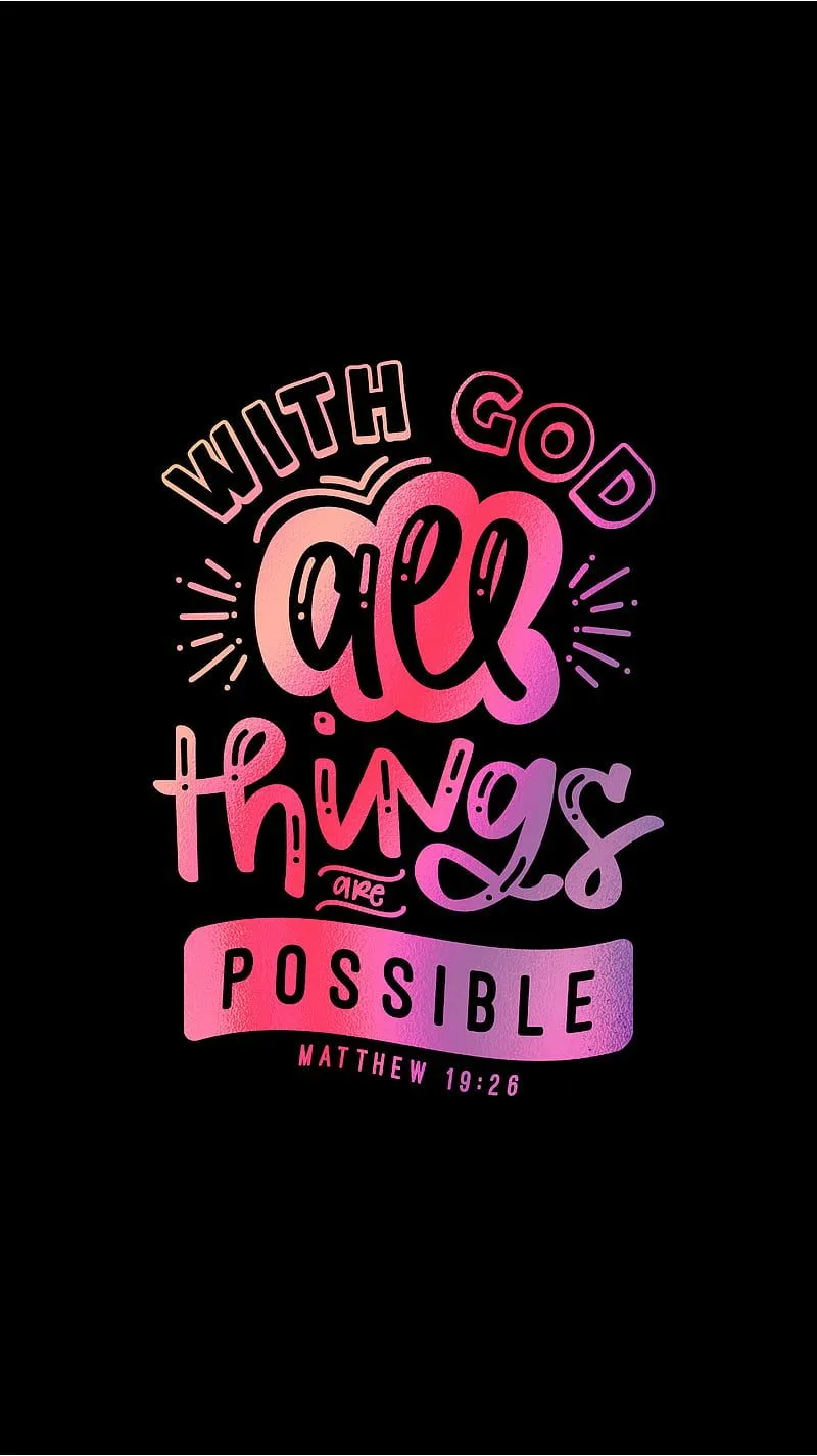 HD matthew 19:26 wallpaper