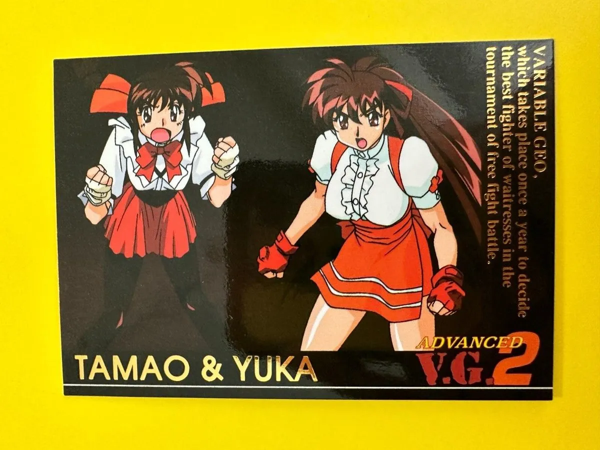 V.G. 2 Variable Geo Trading Card broccoli Japanese No.075 tamao yuka