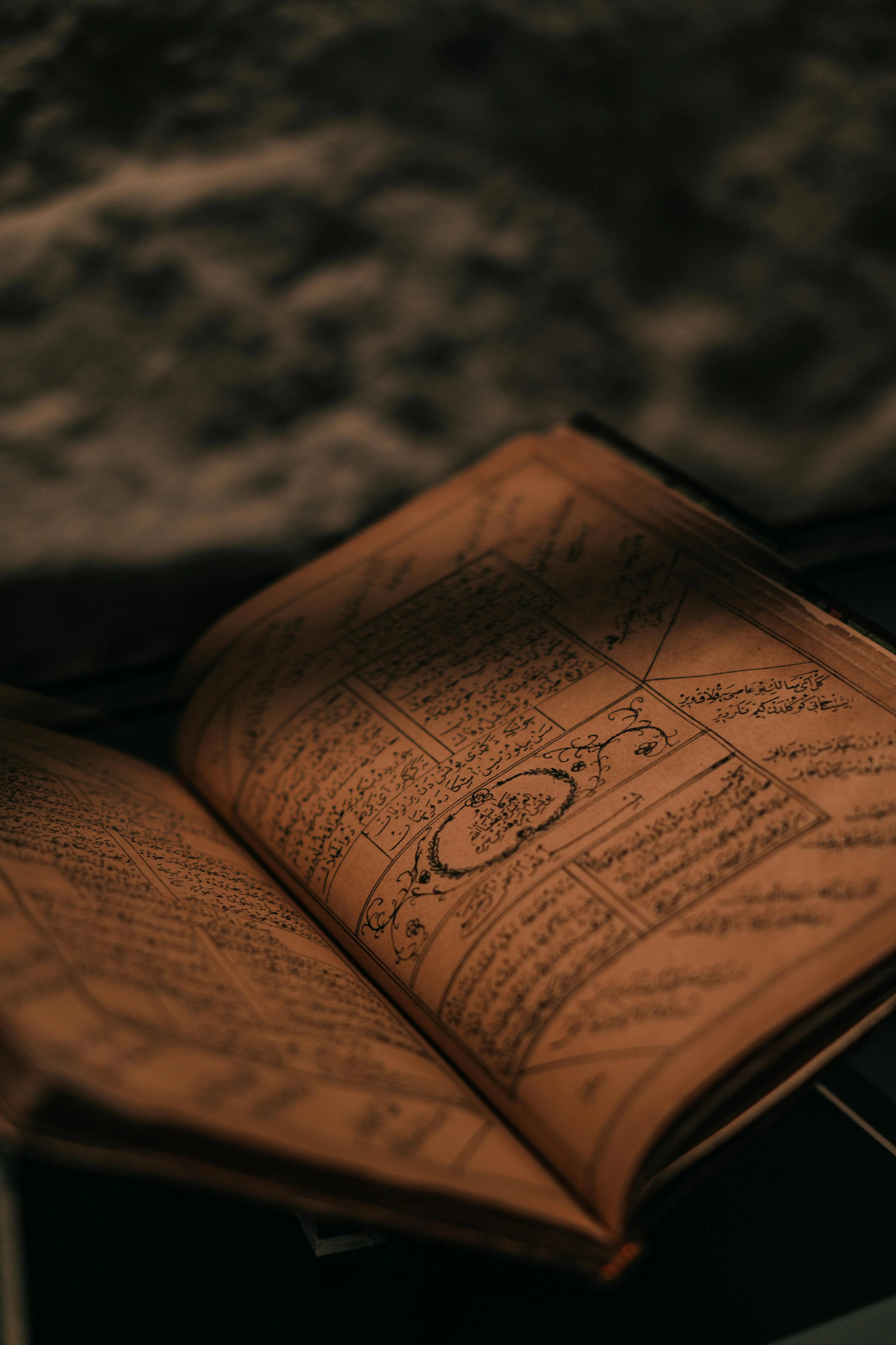 Close Up Of An Old Book With Yellow Pages · Free