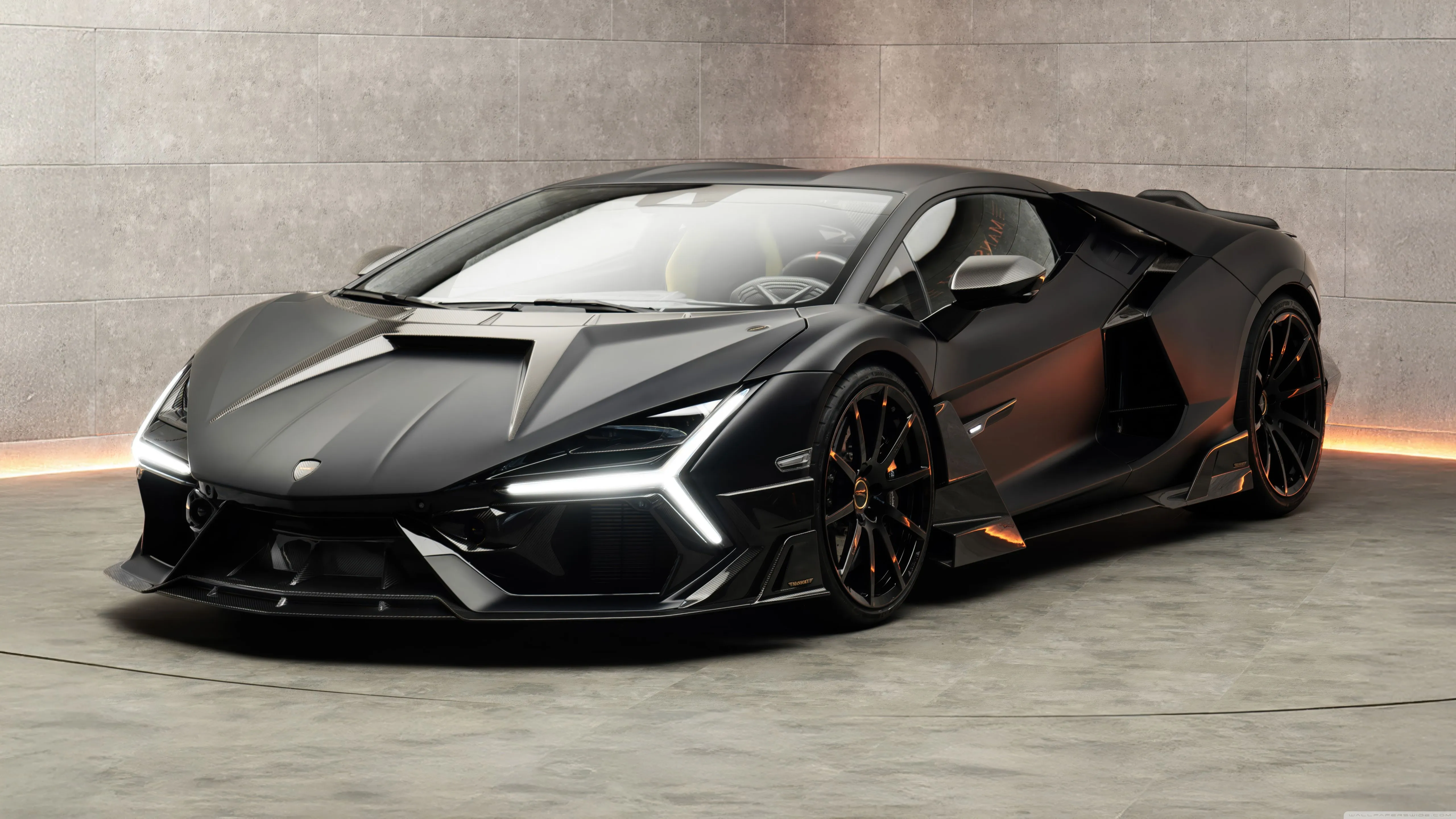 Lamborghini Revuelto MANSORY Initiate Plug in Hybrid Sports Car 4K UHD Wallpaper for UltraHD Desktop and TV