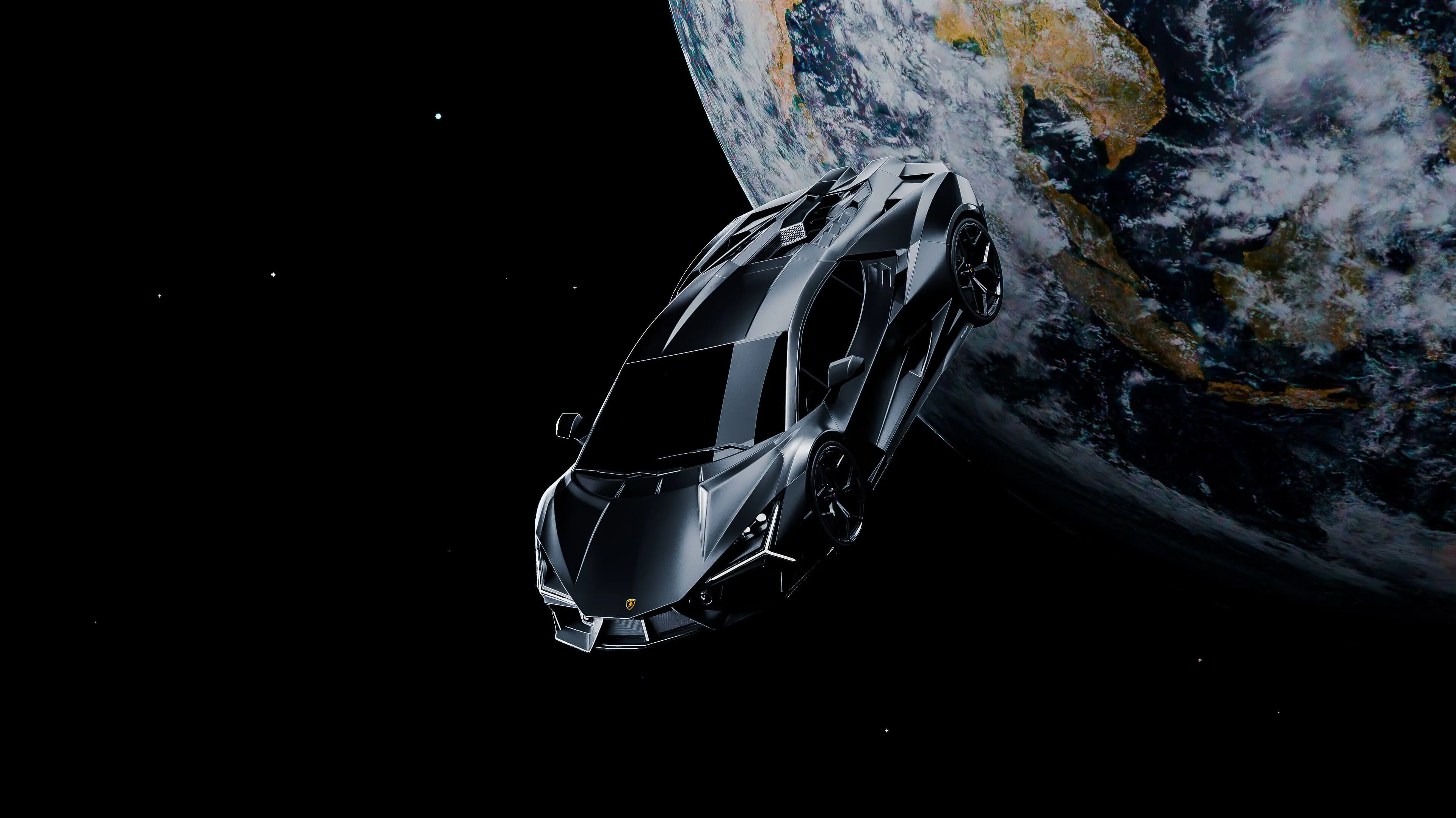 Lamborghini in Space