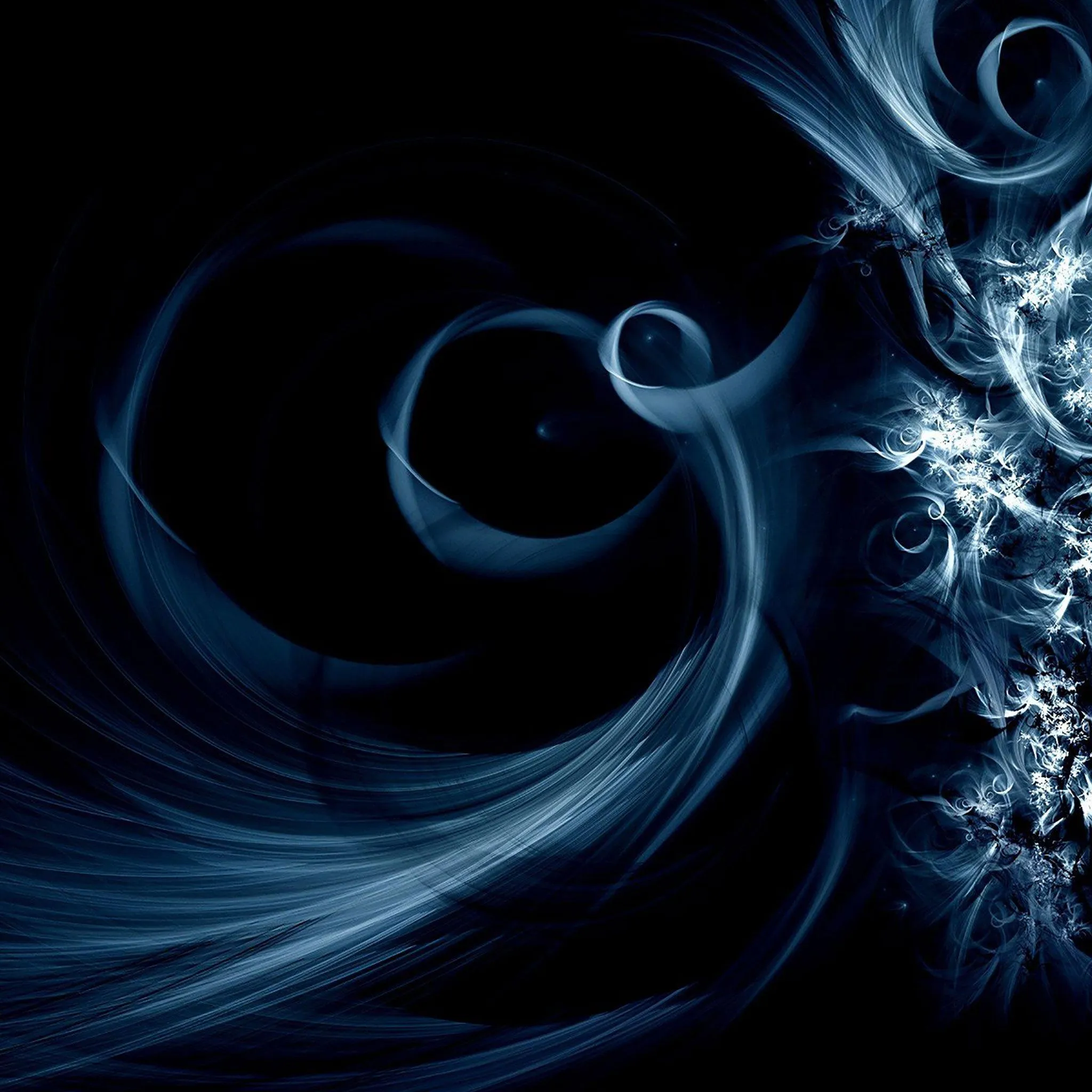 Dark Blue iPad Wallpaper