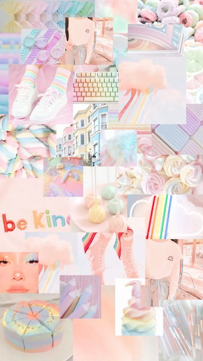 Wallpaper rainbow pastel. Rainbow wallpaper iphone, iPhone wallpaper classy, Cute desktop wallpaper