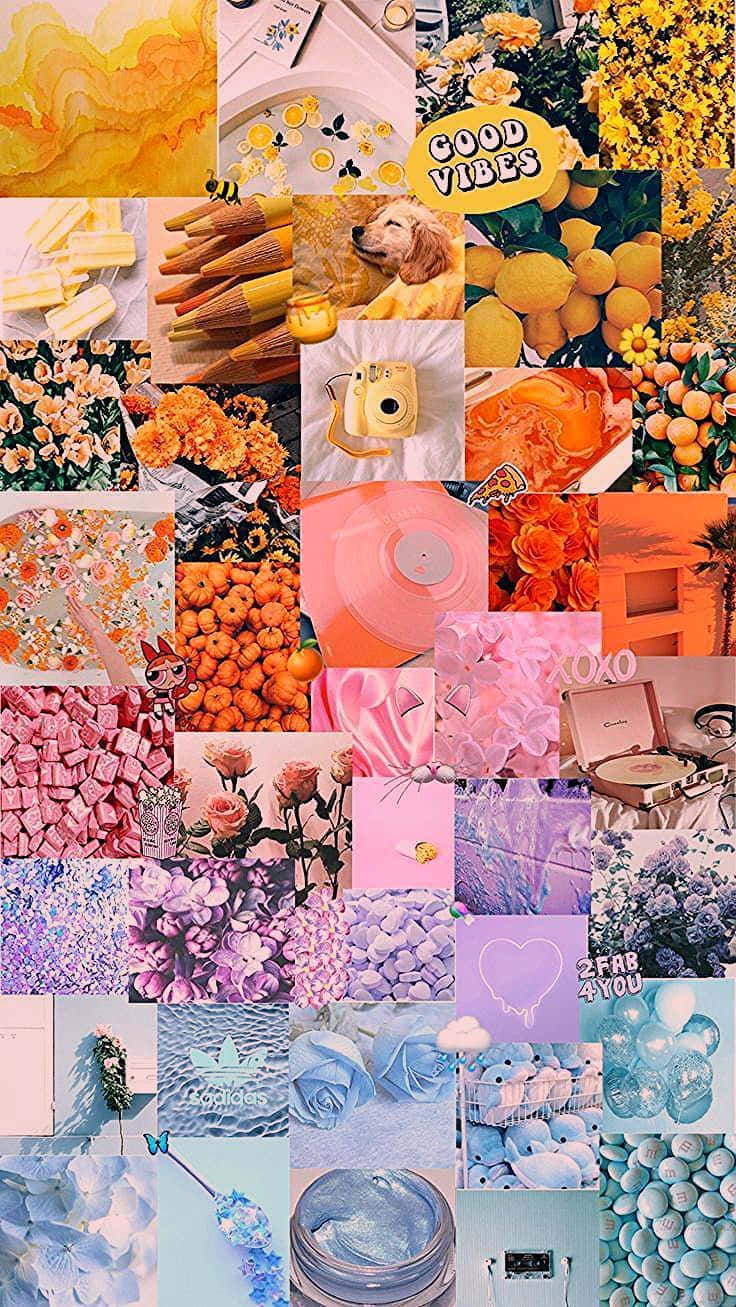 Download Pastel_ Rainbow_ Collage_ Wallpaper