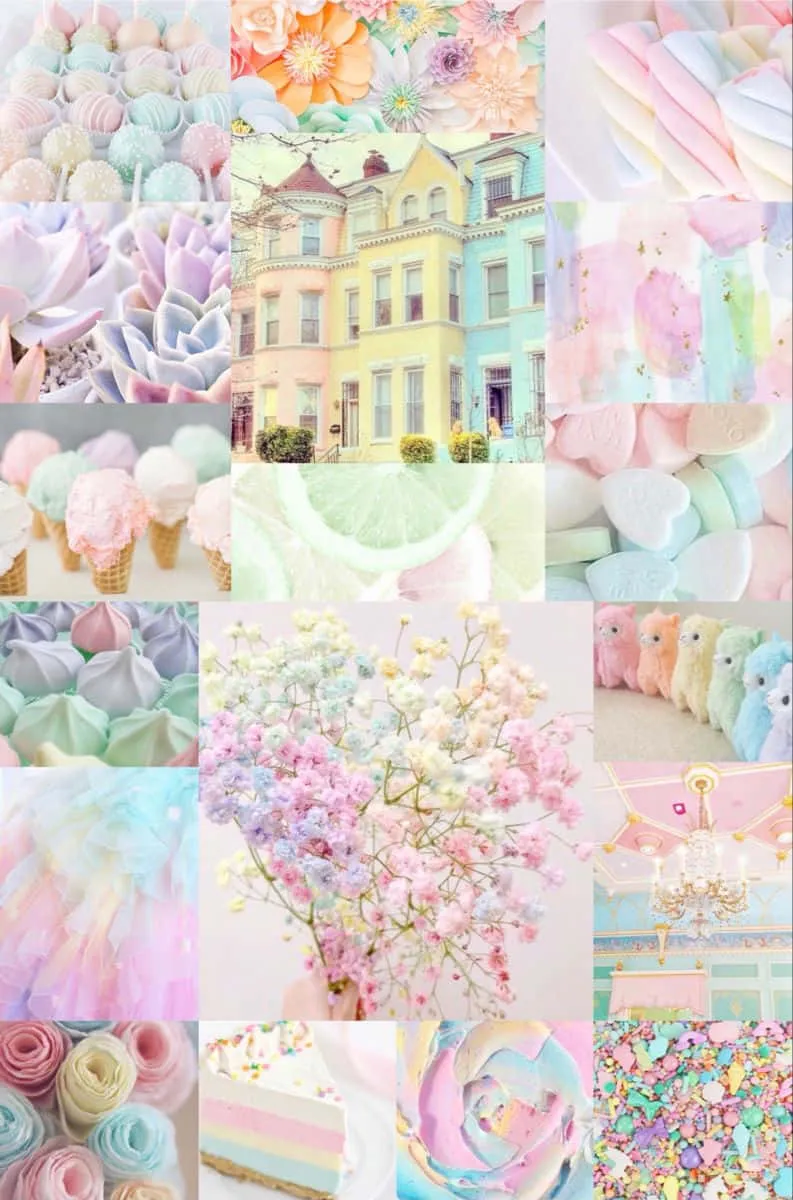 Download Pastel_ Rainbow_ Collage_ Wallpaper