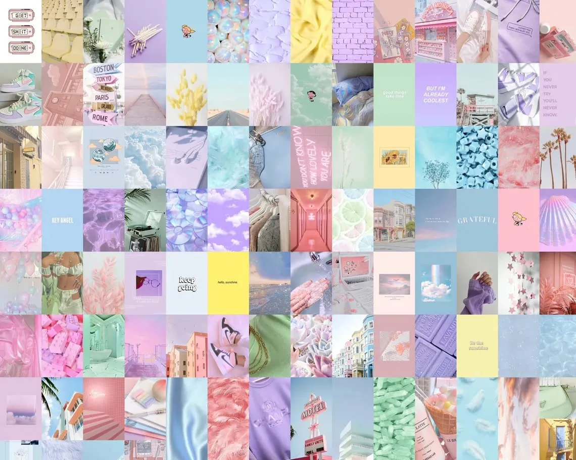 Inflyers Light Pastel Collage Kit