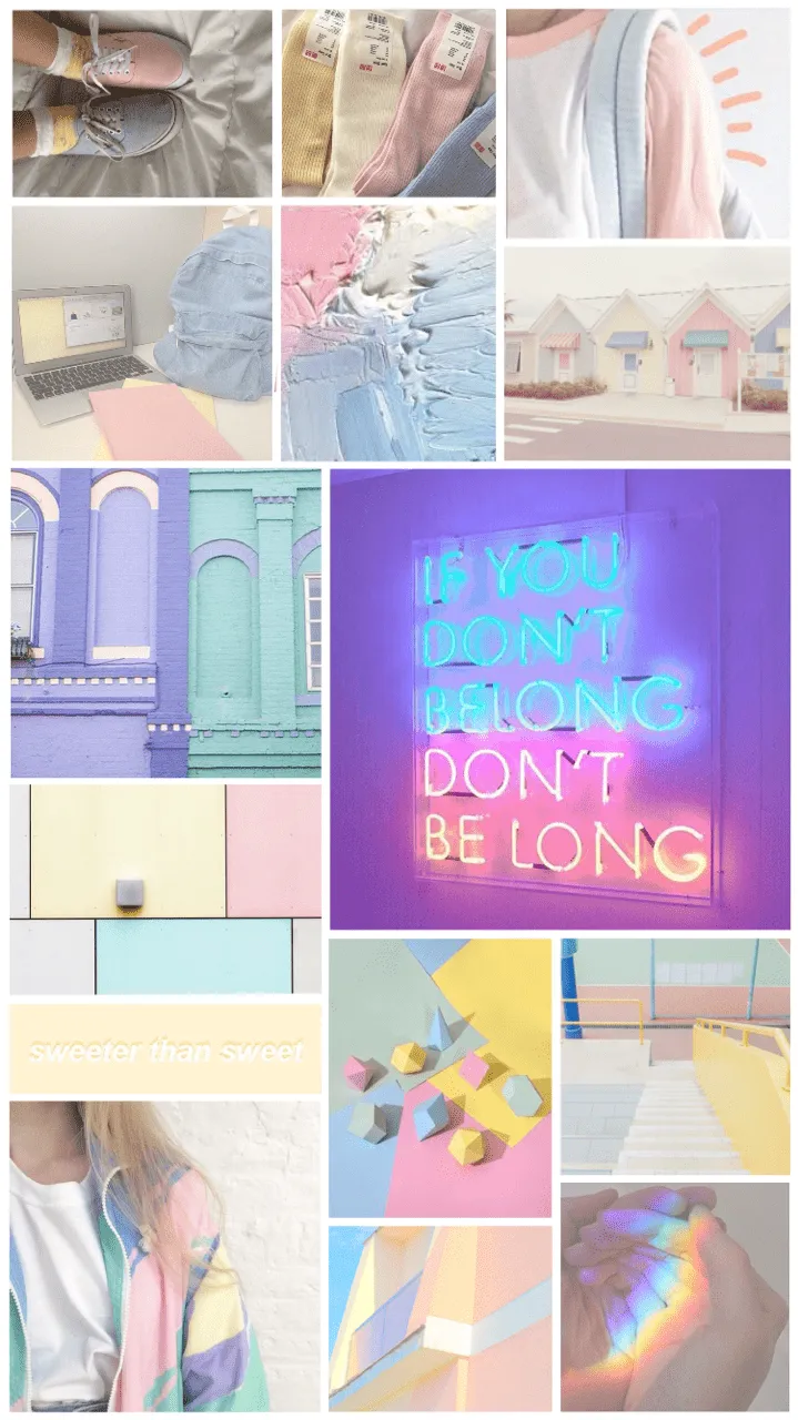 Pastel Rainbow Aesthetic Wallpaper Free Pastel Rainbow Aesthetic Background