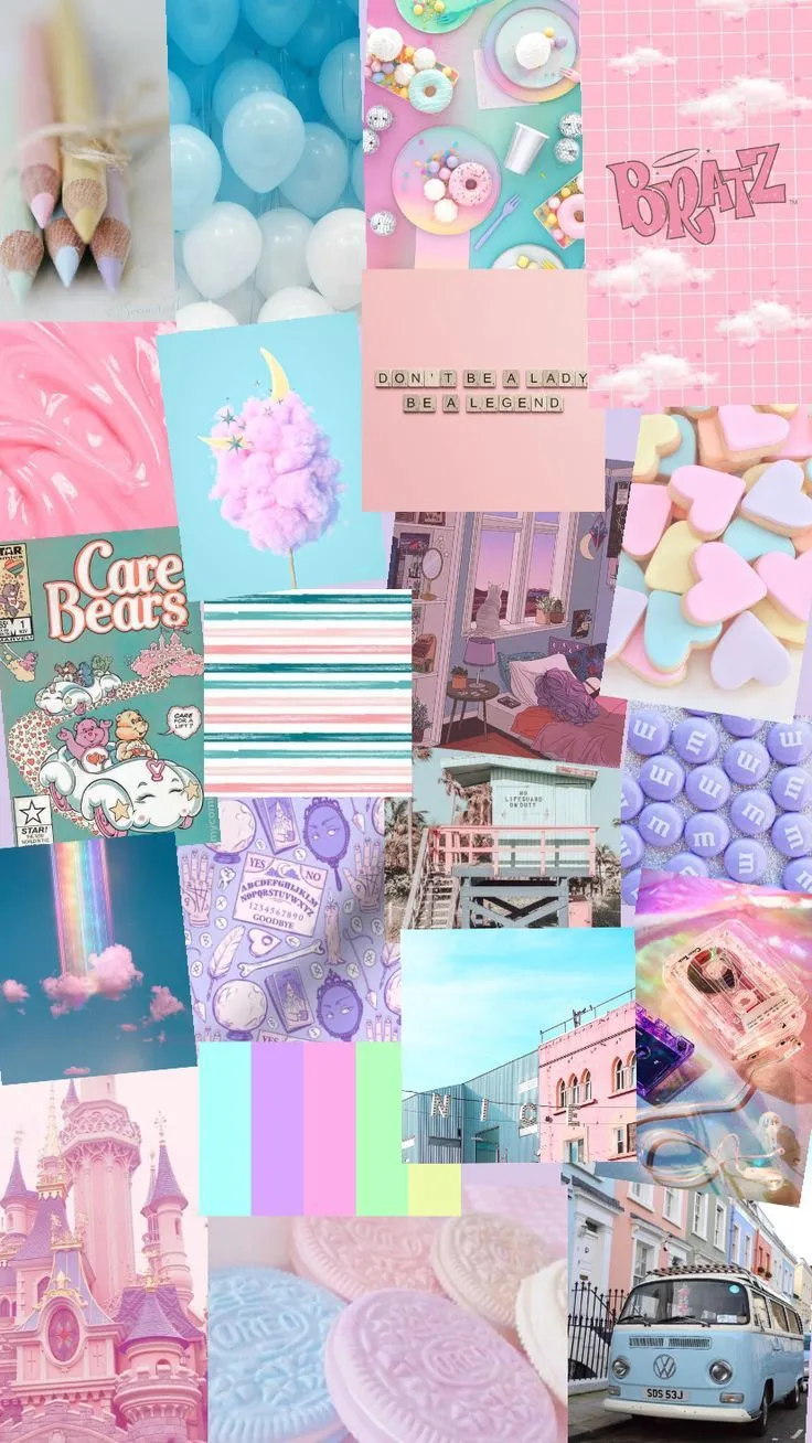 Cutie Pastel Mood Board