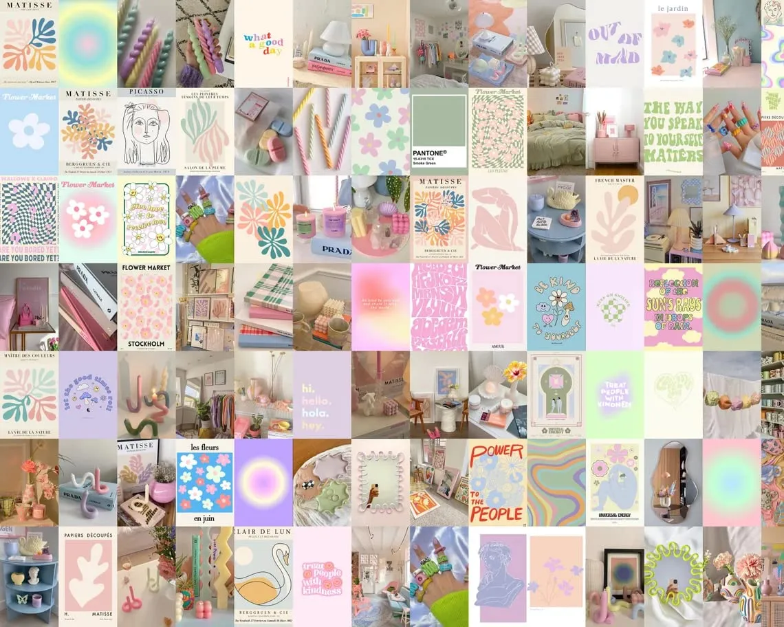 Inflyers Danish Pastel Collage Kit
